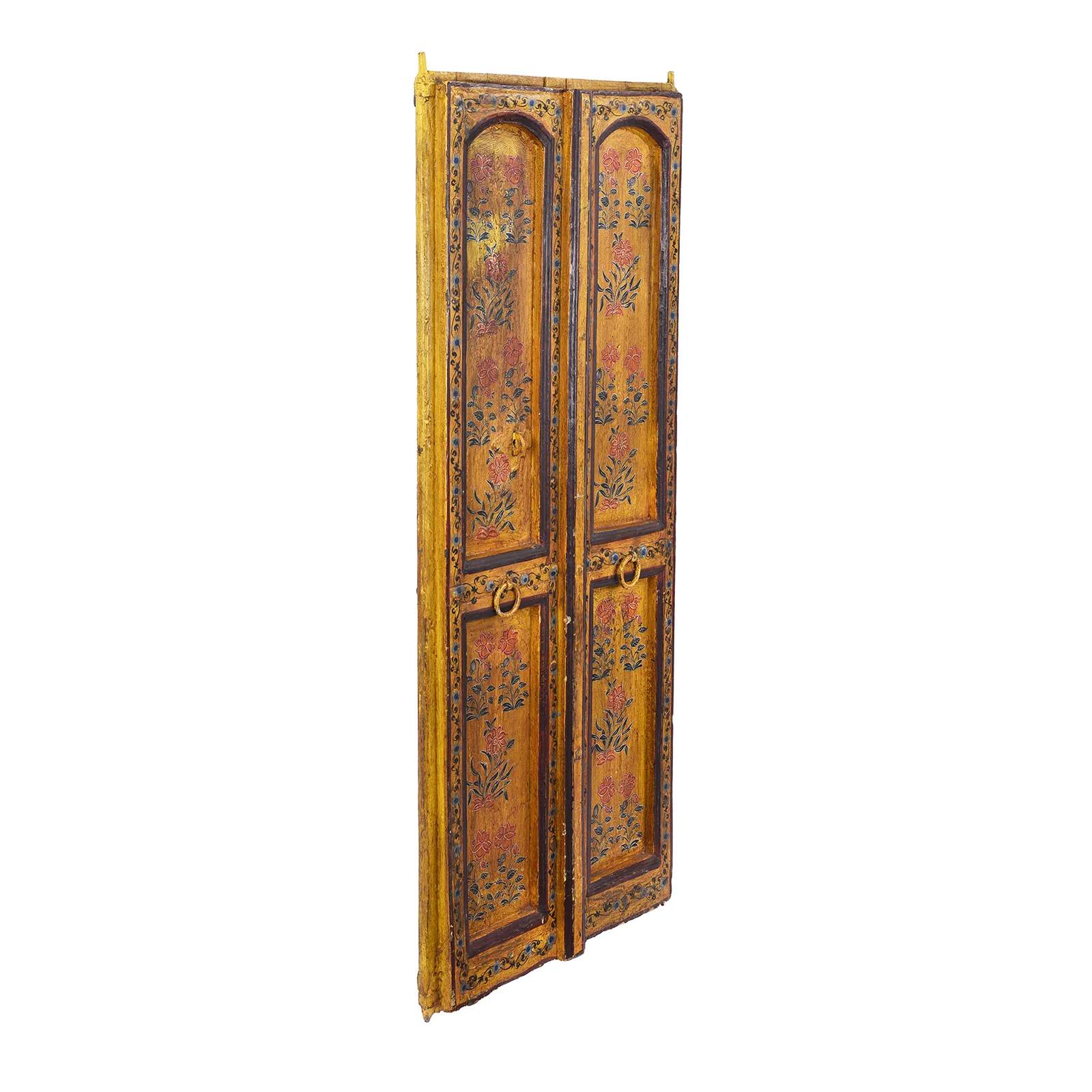 Vintage Painted Indian Doors - Image 6
