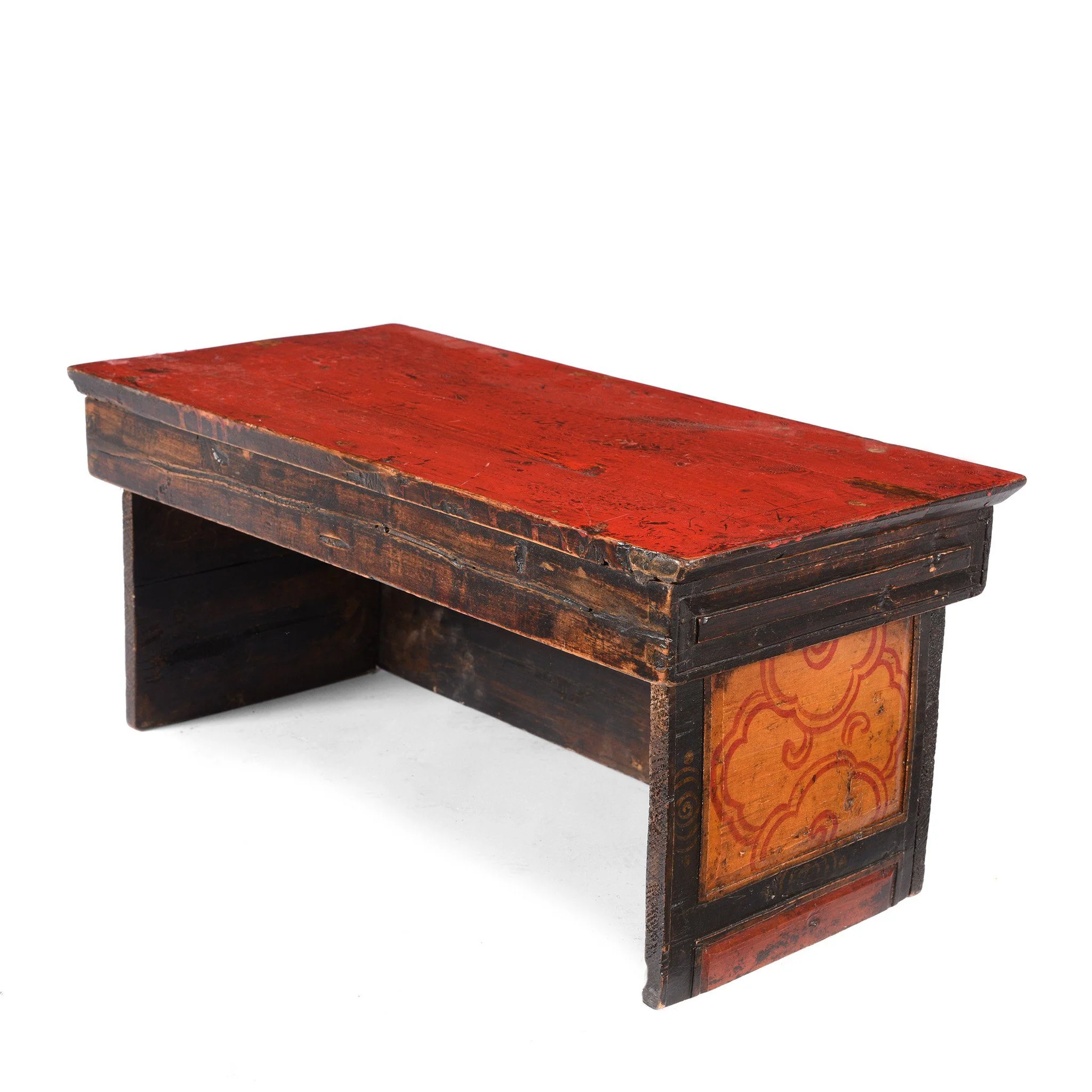 Folding Painted 'Choksar' Prayer Table from Tibet 19thC - Image 8