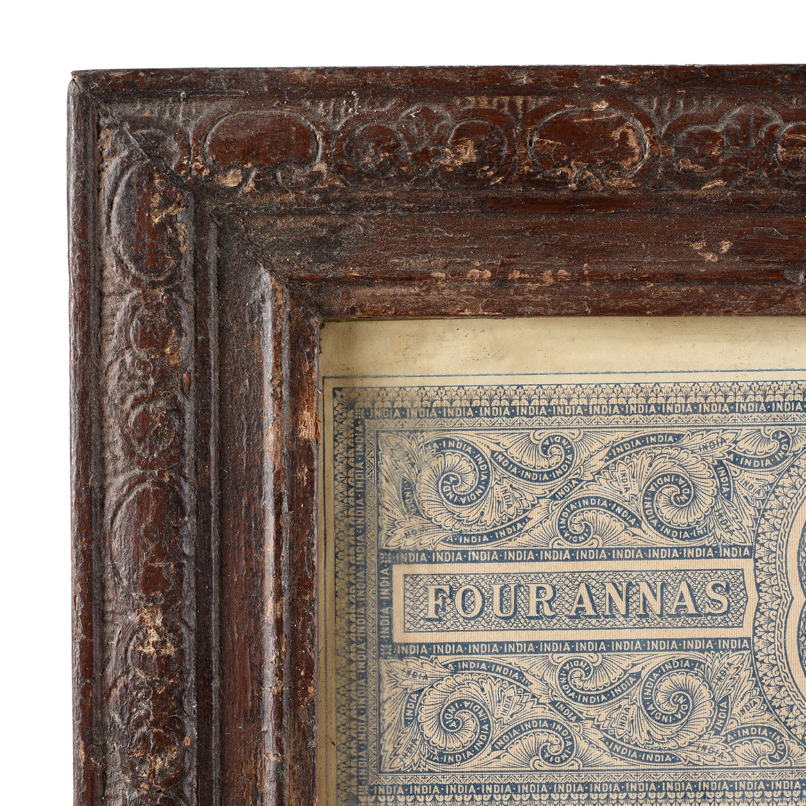 Framed Hand Written Loan From Rajasthan - Ca 1940's - Image 3