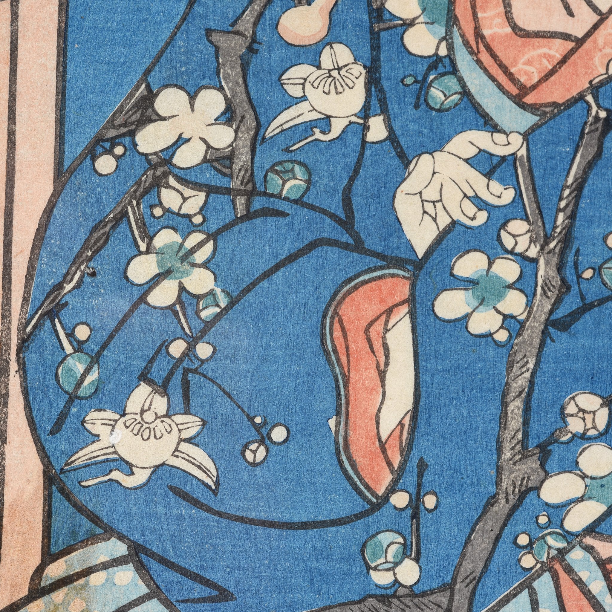 Framed Japanese Woodblock Print by Toyohara Kunichika - Edo Period - Image 8
