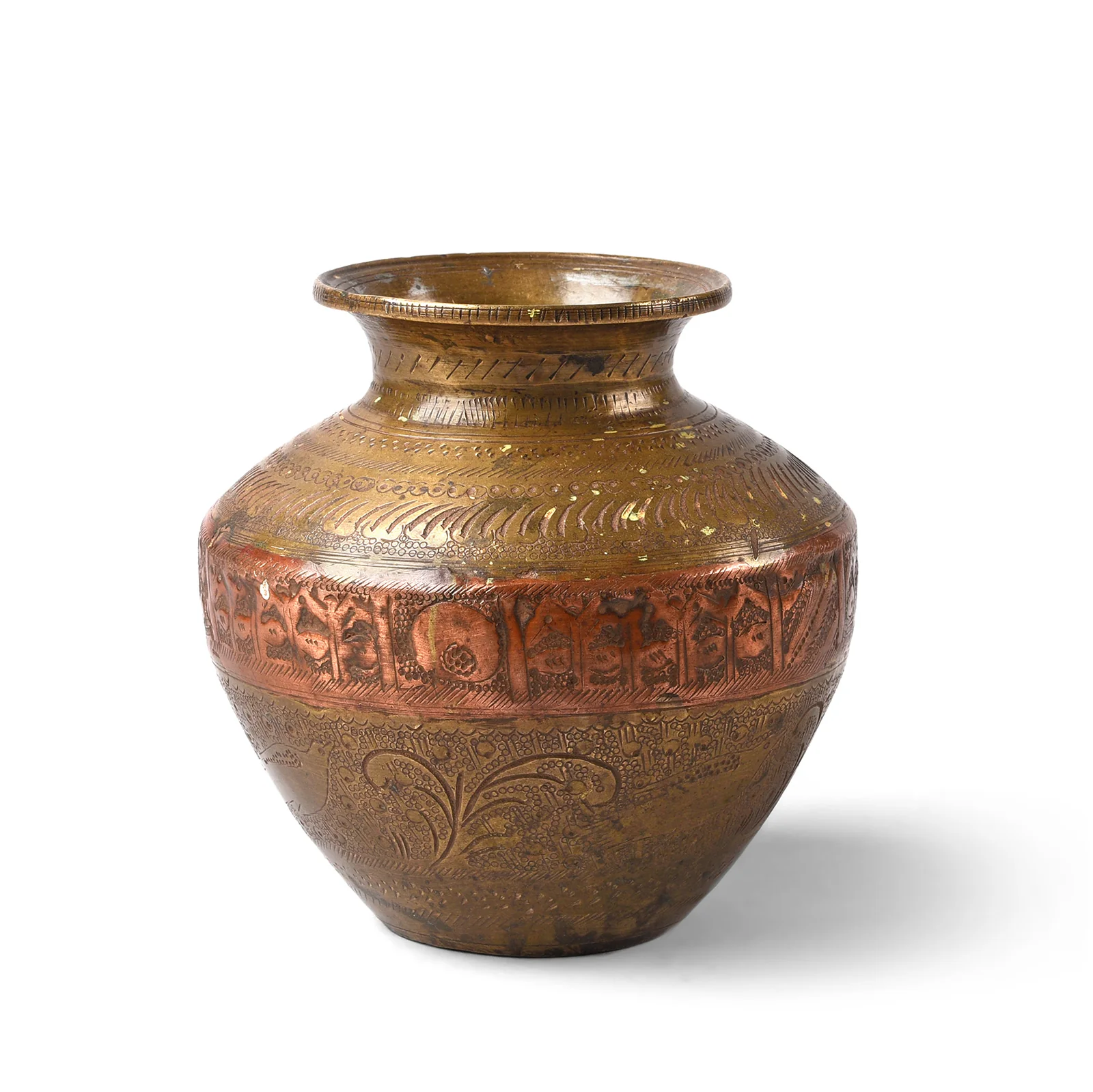 Ganga Jumna Ravitra Pani Lota From Haryana - 19th Century