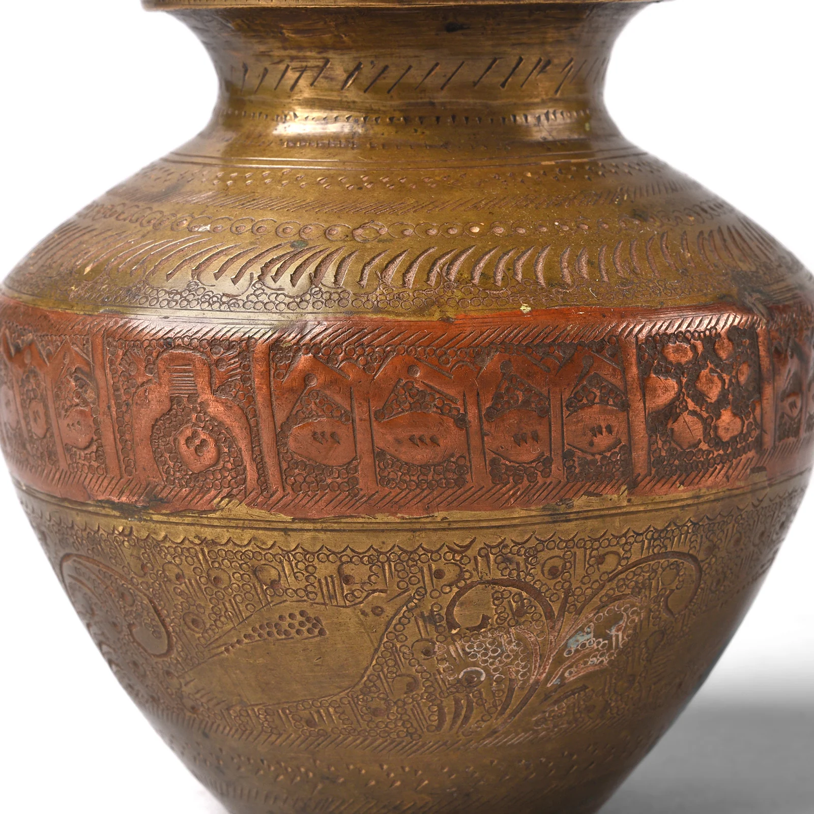 Ganga Jumna Ravitra Pani Lota From Haryana - 19th Century - Image 3