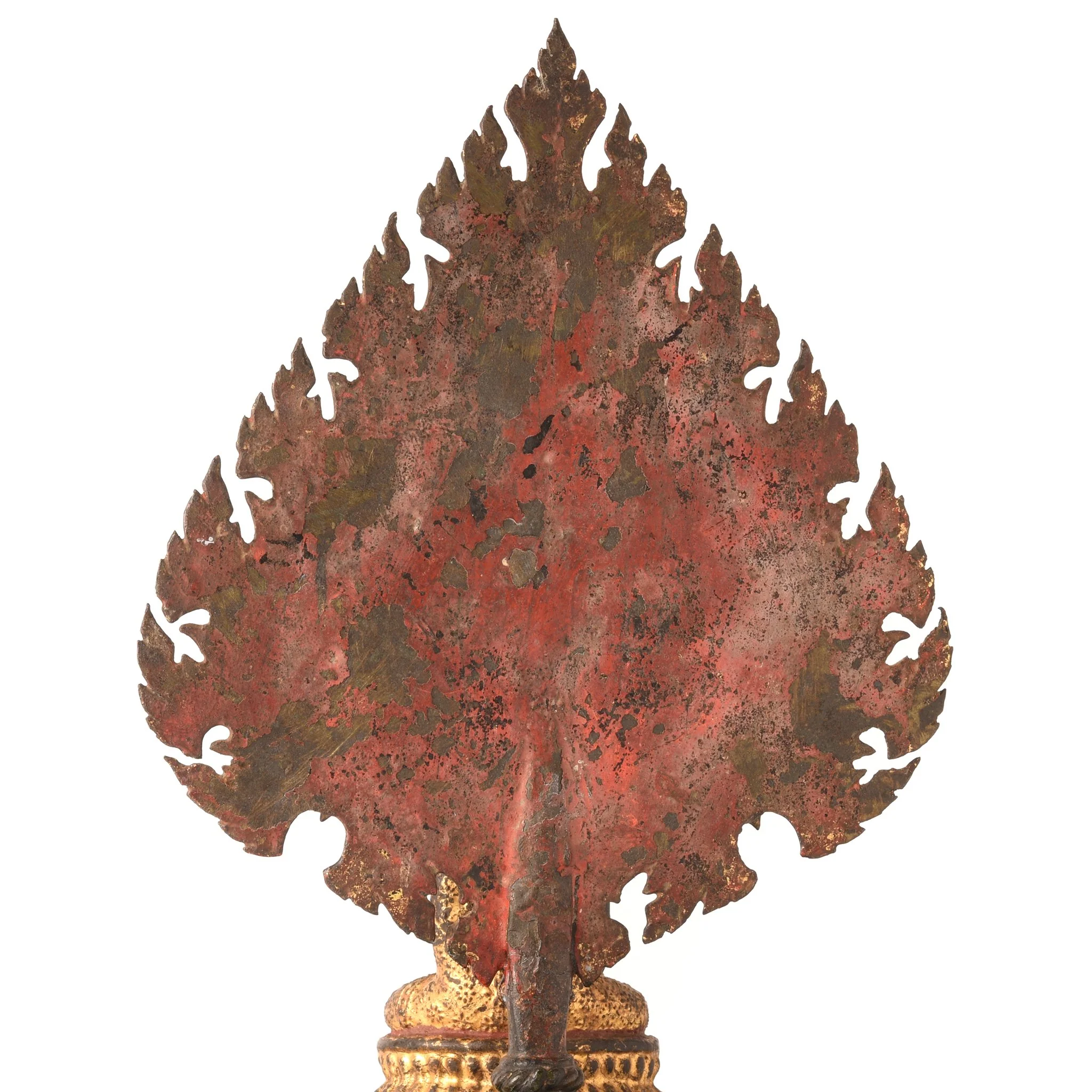 Gilded Bronze Thai Buddha on Stand - Late 18thC - Image 4