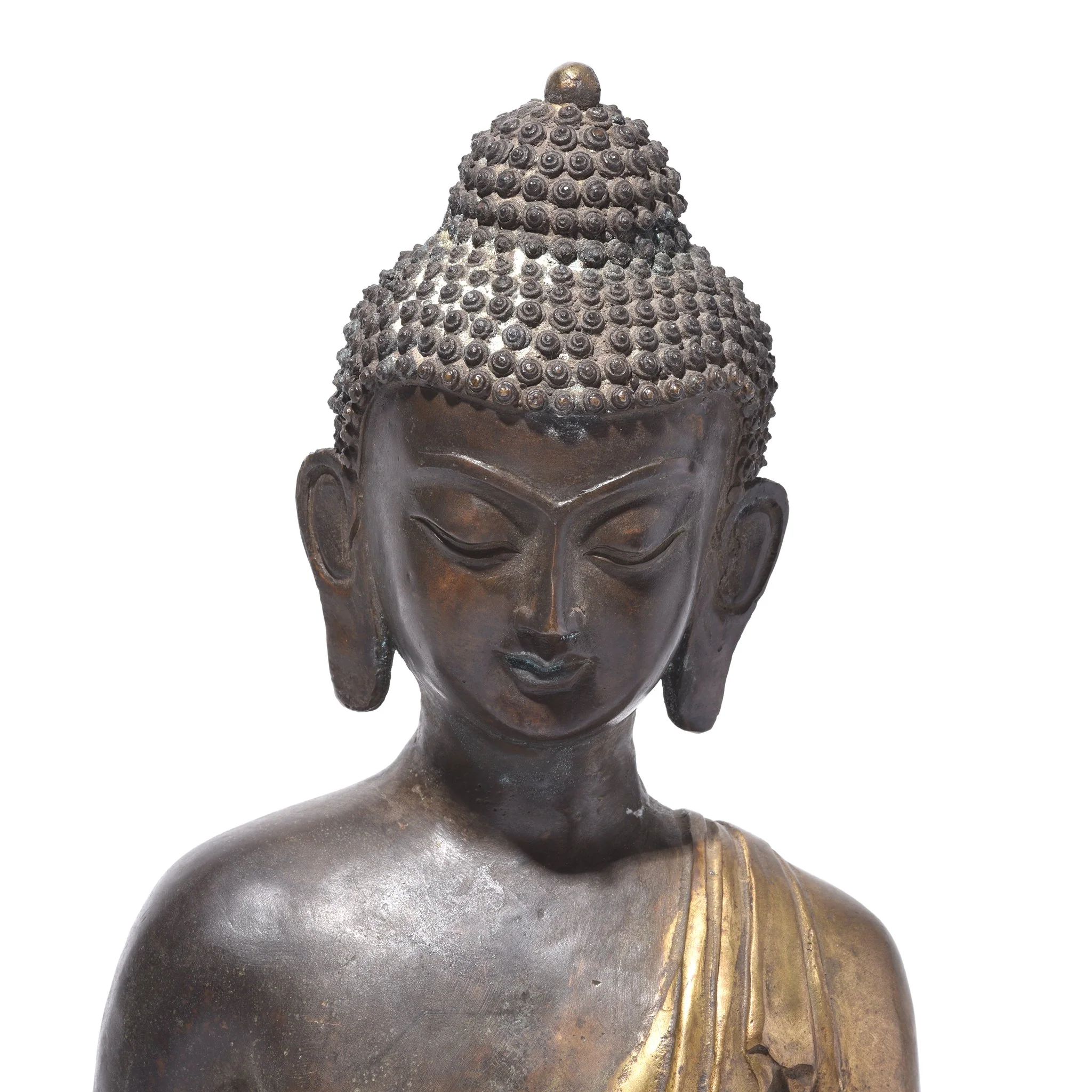 Gilt Bronze Nepalese Buddha - Ca 1910 - Image 3