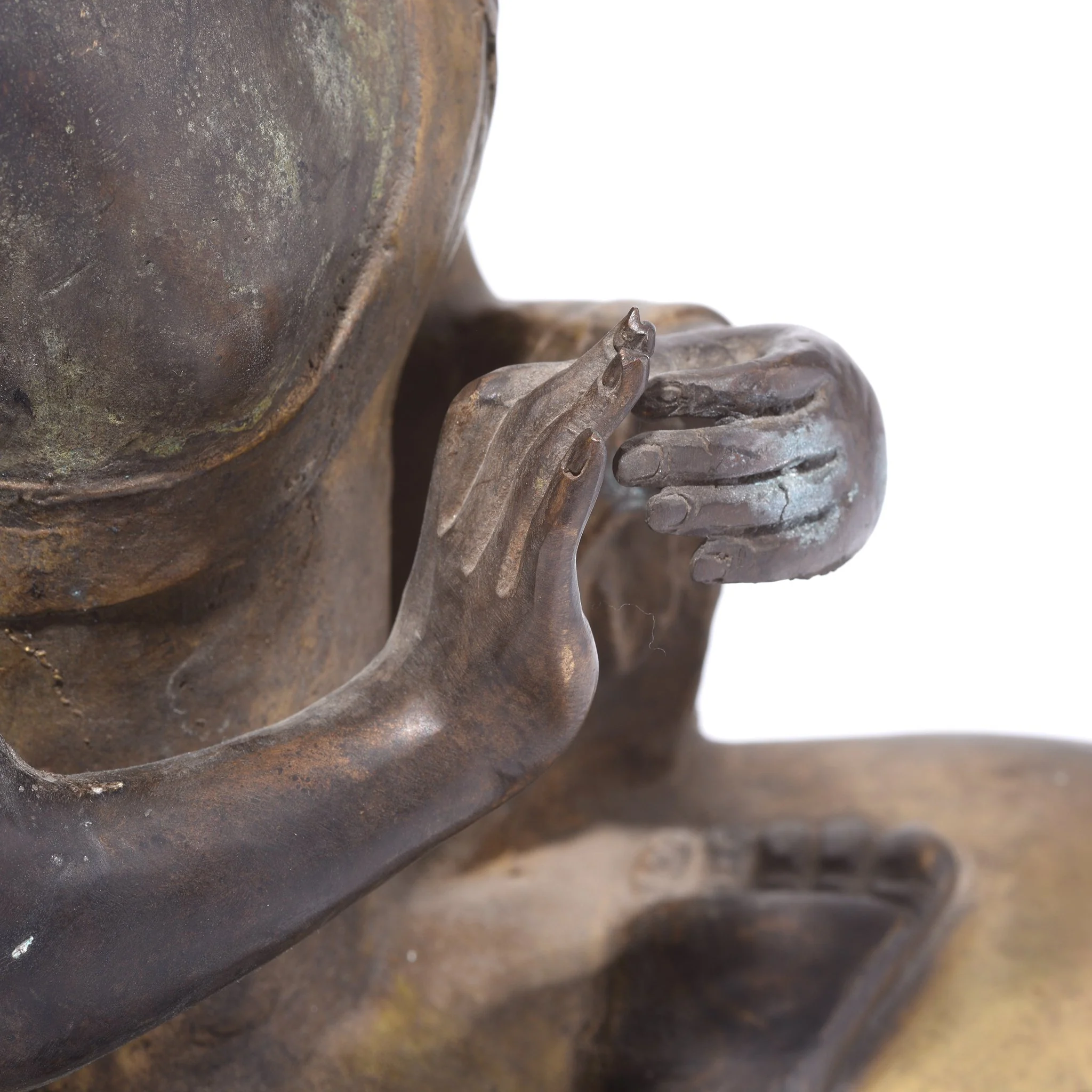 Gilt Bronze Nepalese Buddha - Ca 1910 - Image 5