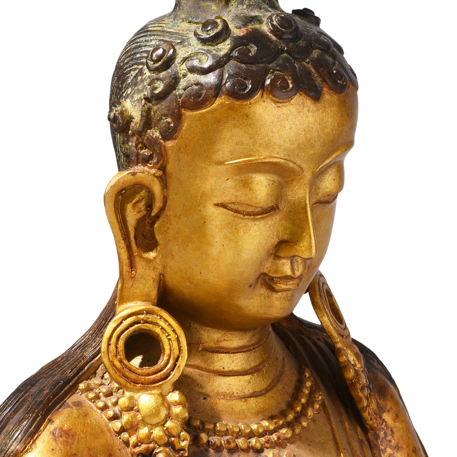 Gilt Bronze Statue Of Vairochana Buddha - Image 5