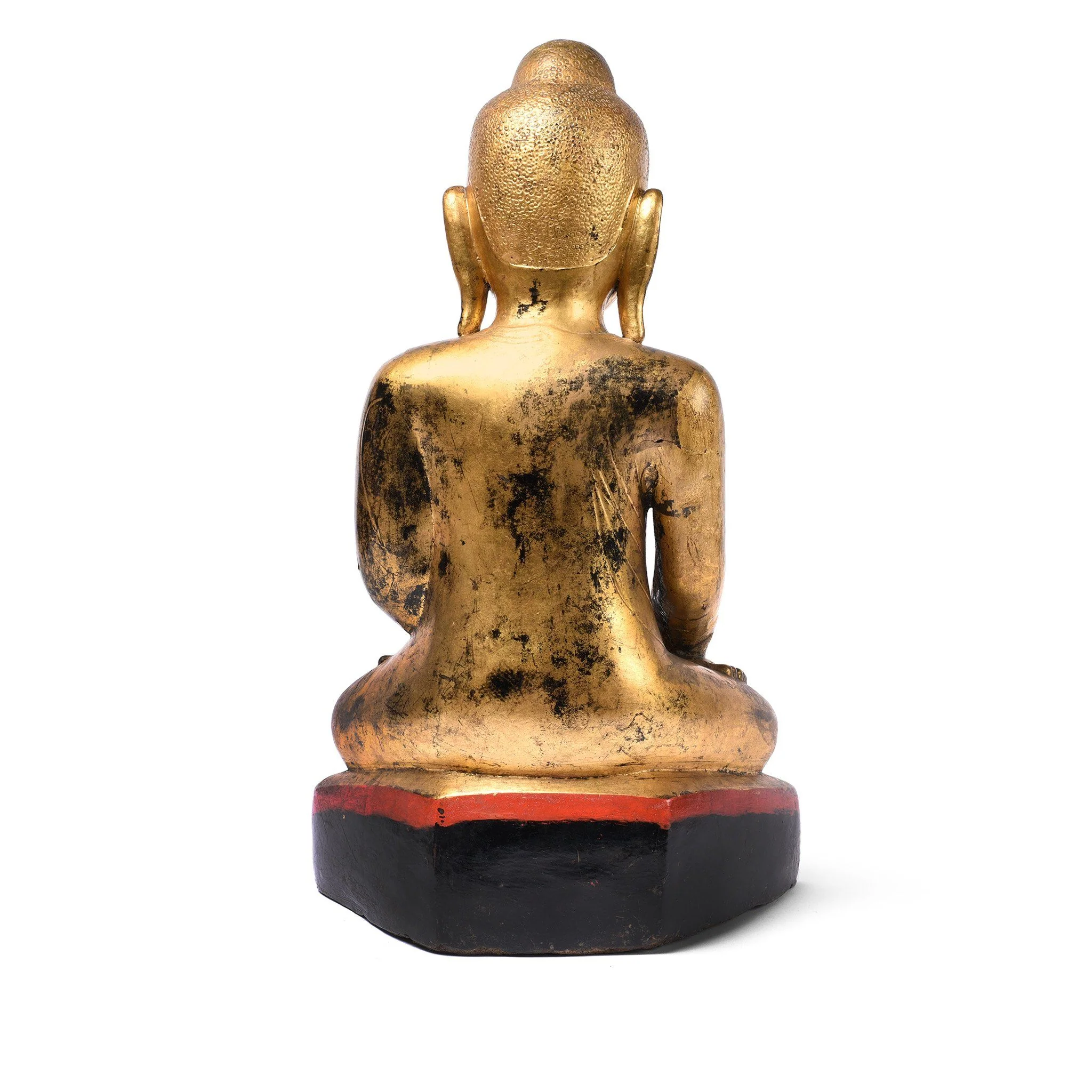 Gilt Burmese Sitting Buddha - 19thC - Image 6