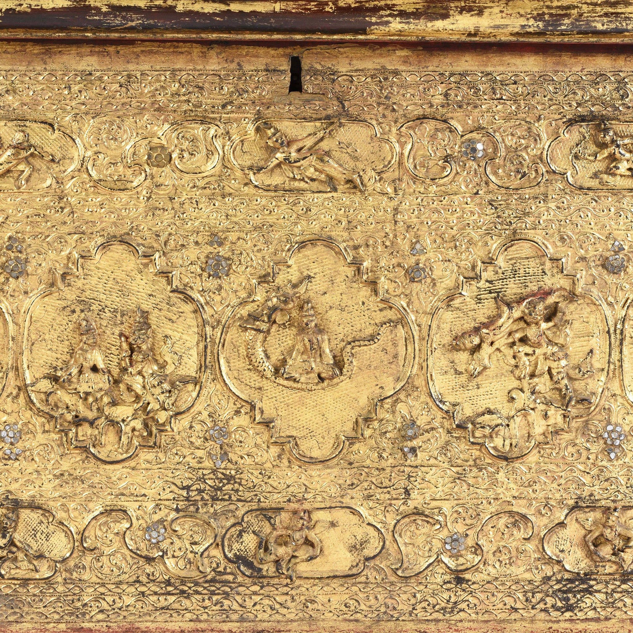 Burmese Manuscript Chest (Sadaik) - 19th Century - Image 3