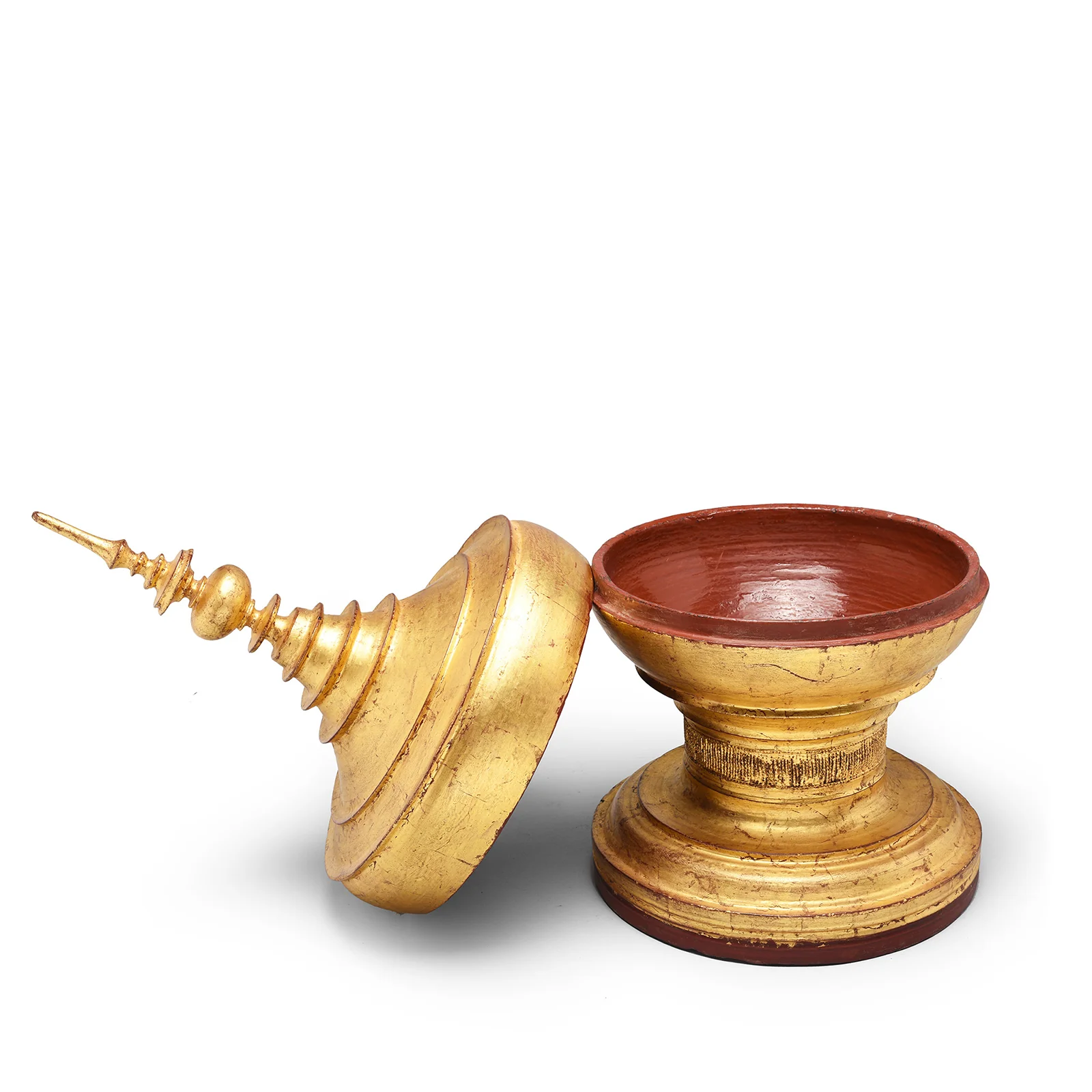 Gilt Burmese Hsun-Ok Bowl on Stand - Late 19th Century - Image 2