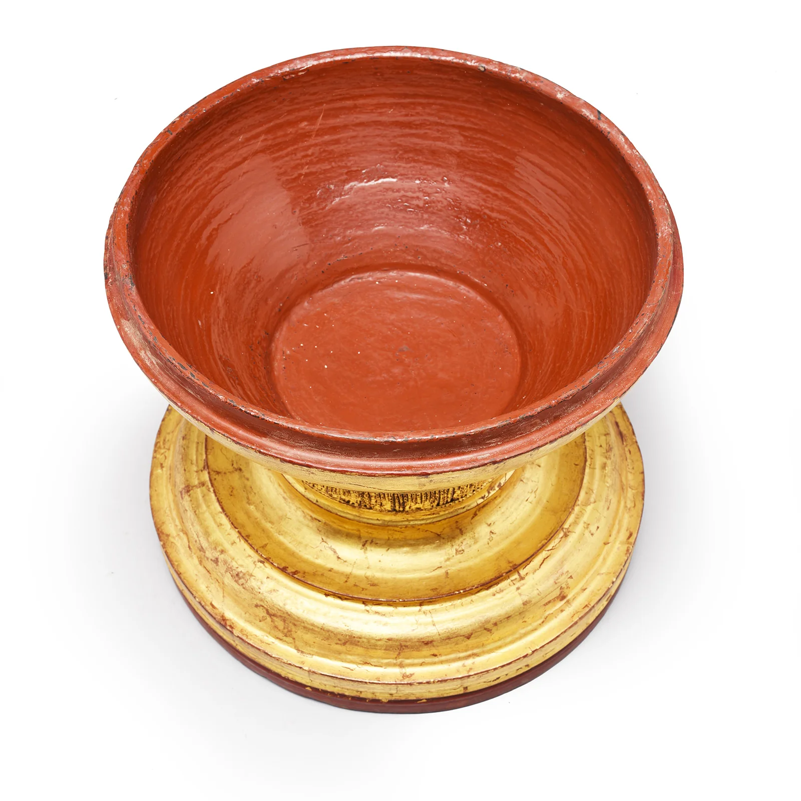 Gilt Burmese Hsun-Ok Bowl on Stand - Late 19th Century - Image 6