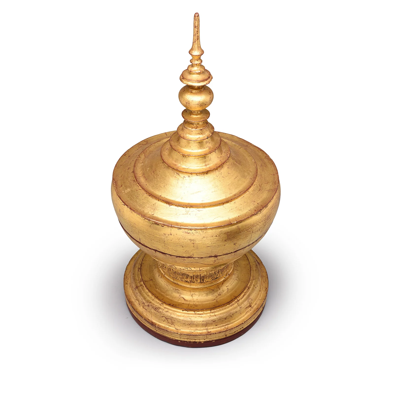 Gilt Burmese Hsun-Ok Bowl on Stand - Late 19th Century - Image 7