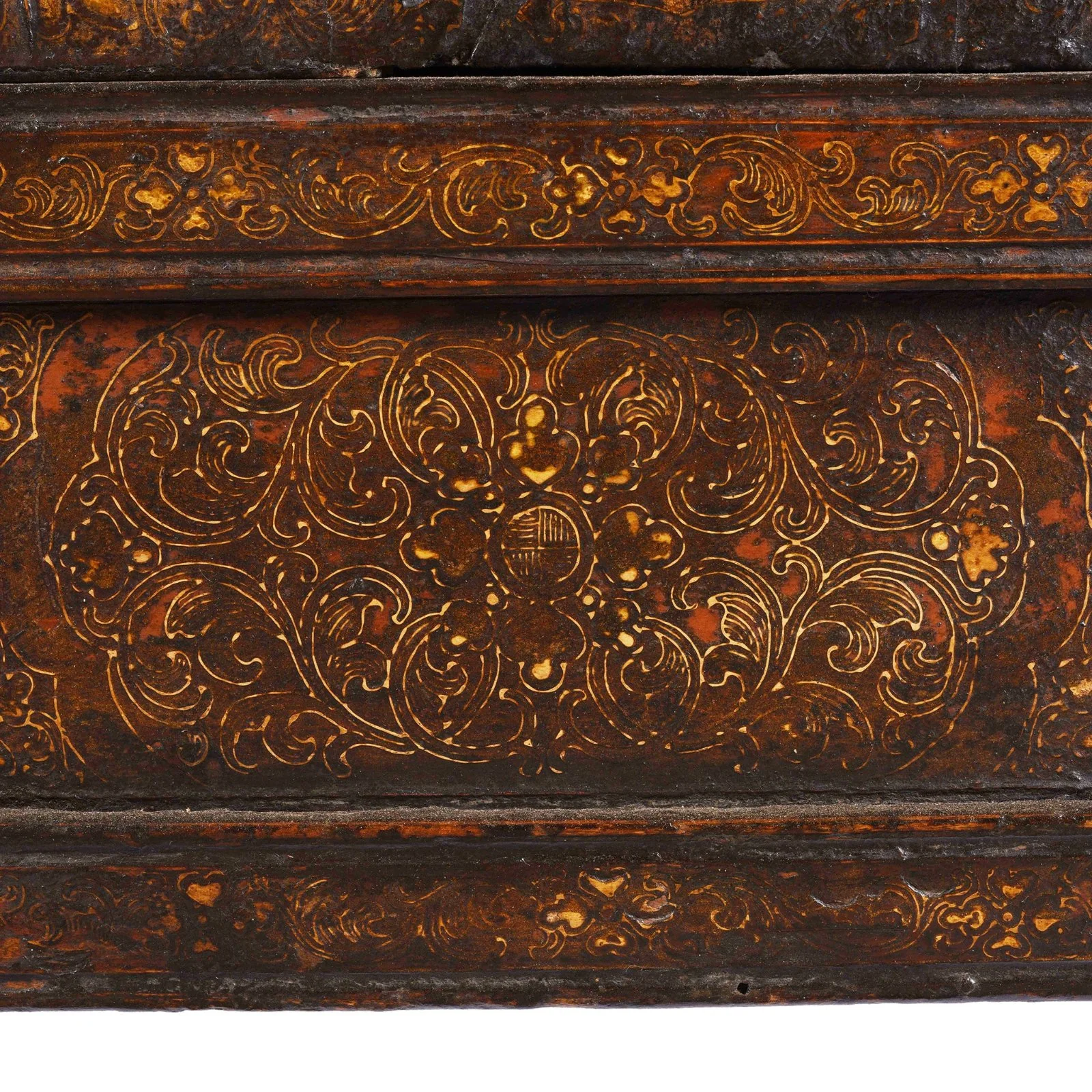Gilt Painted Tibetan Altar Cabinet - 19th Century - Image 11