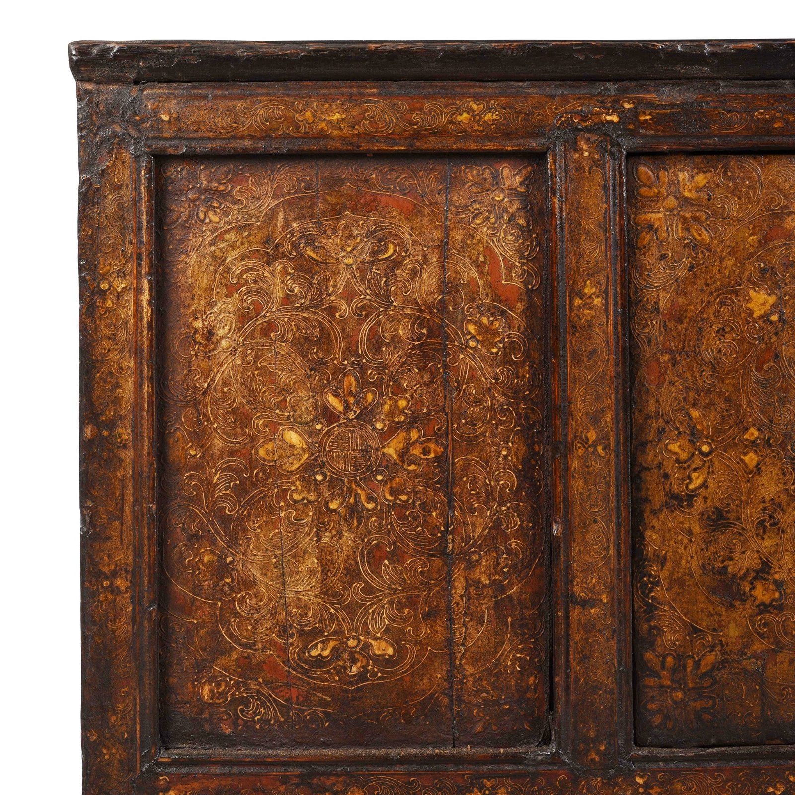 Gilt Painted Tibetan Altar Cabinet - 19th Century - Image 3