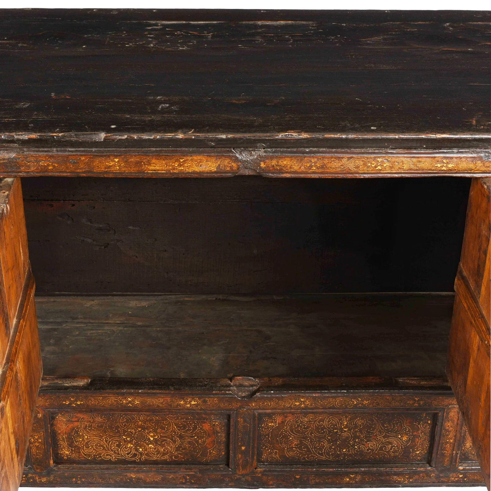 Gilt Painted Tibetan Altar Cabinet - 19th Century - Image 5
