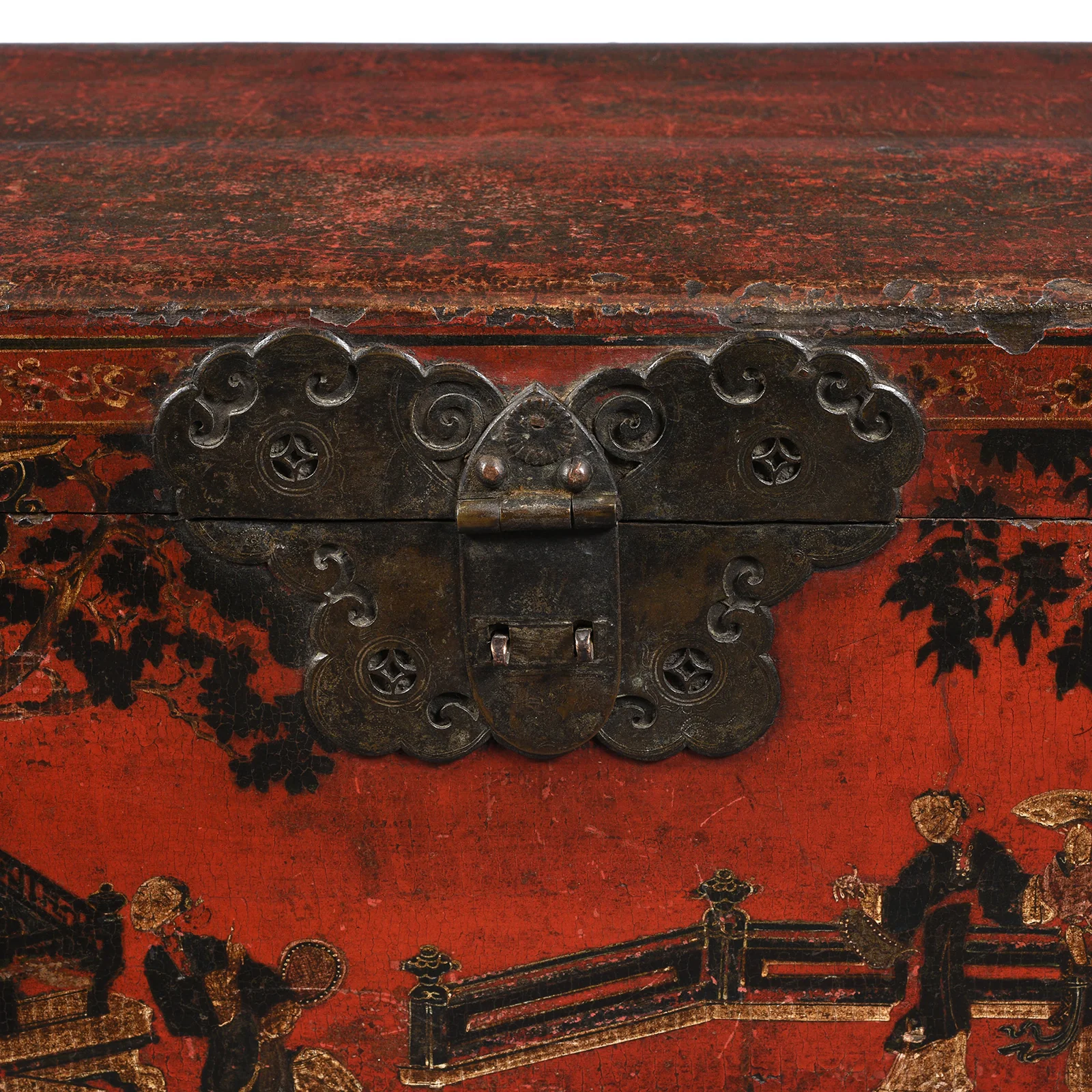 Gilt Red Lacquer Chest From Shanxi - Late 18th Century - Image 2