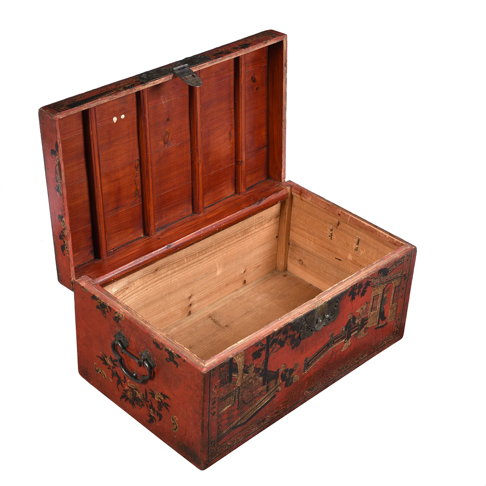 Gilt Red Lacquer Chest From Shanxi - Late 18th Century - Image 4