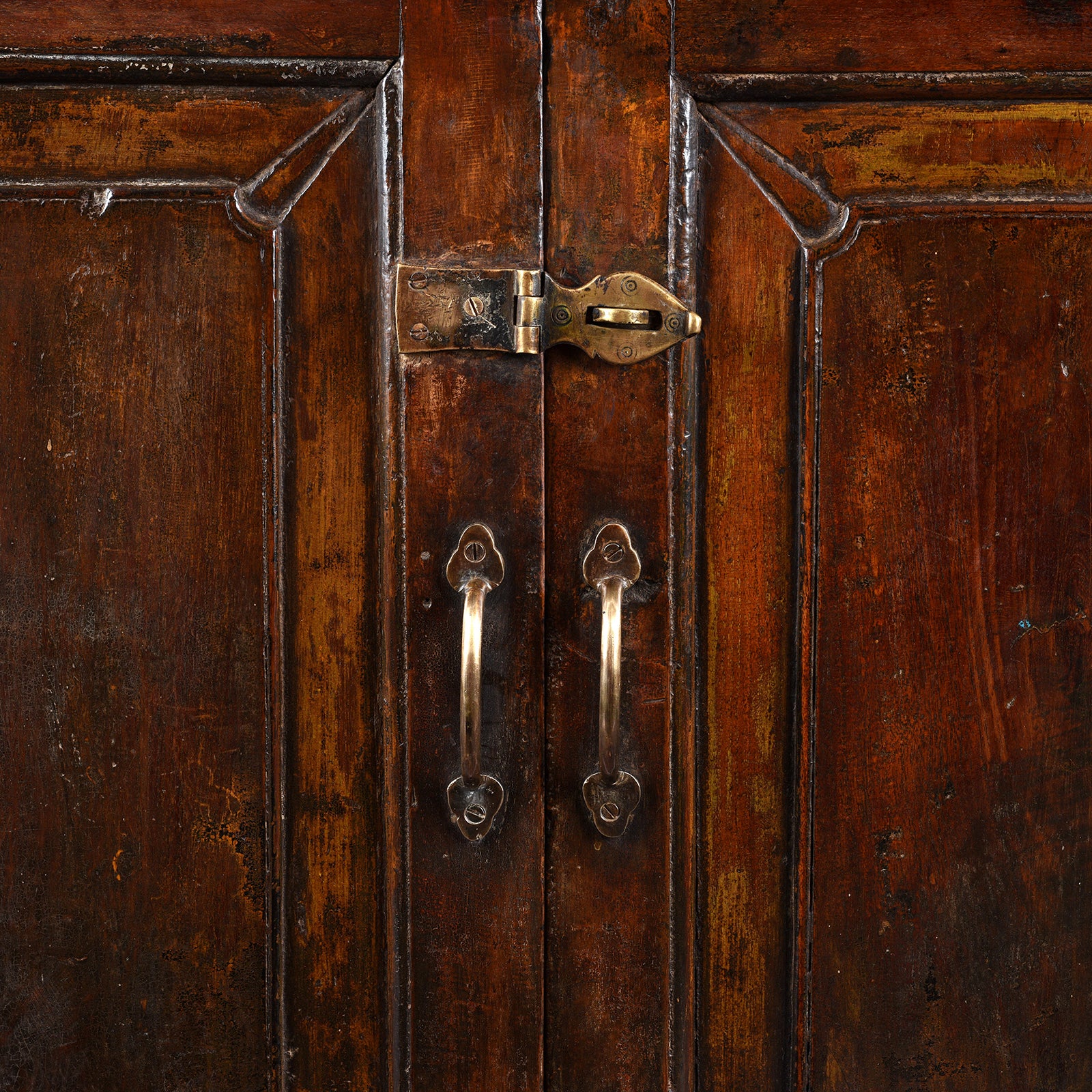 Glazed Anglo Indian Teak Book Cabinet - Late 19th Century - Image 7