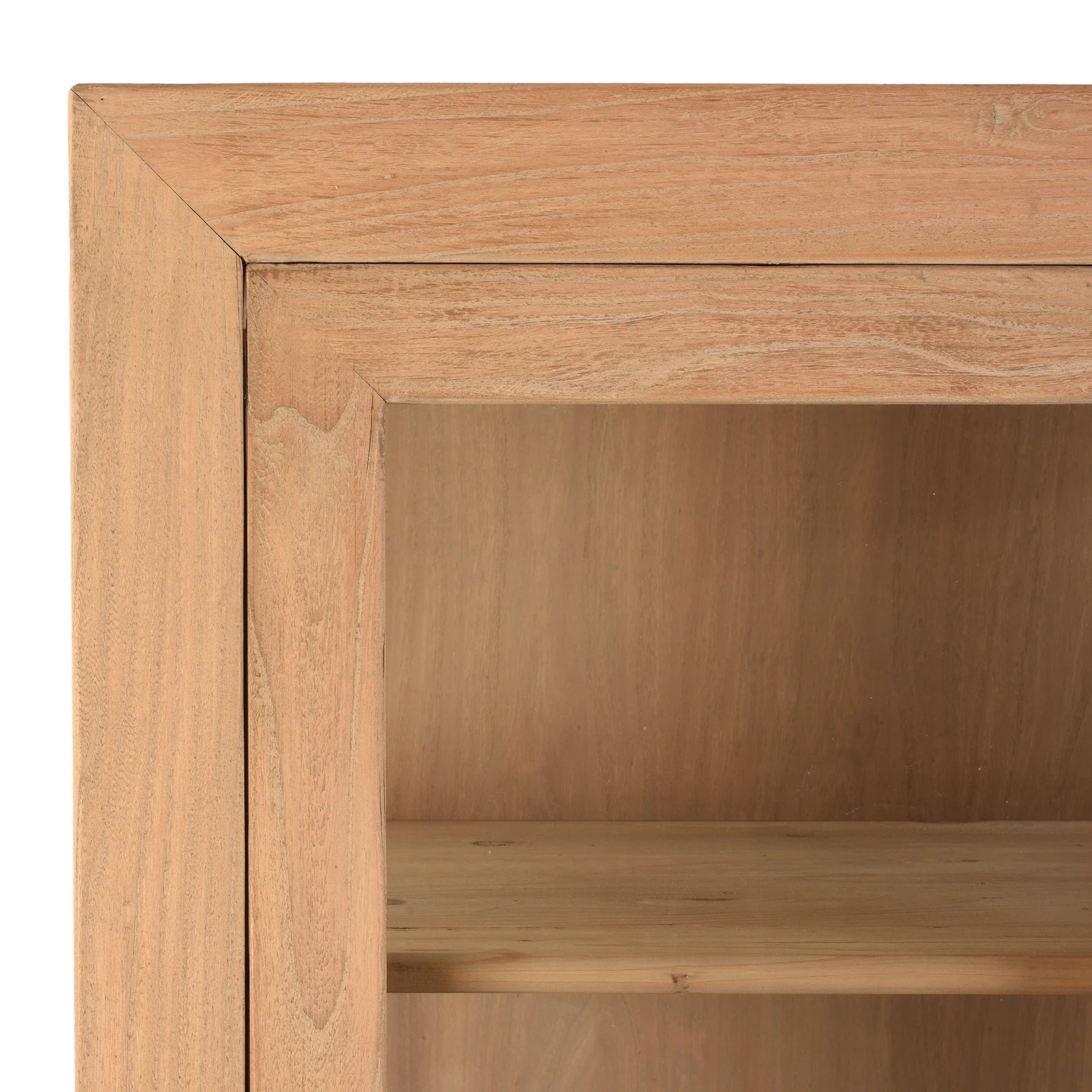 Bleached Elm Display Cabinet - Image 4