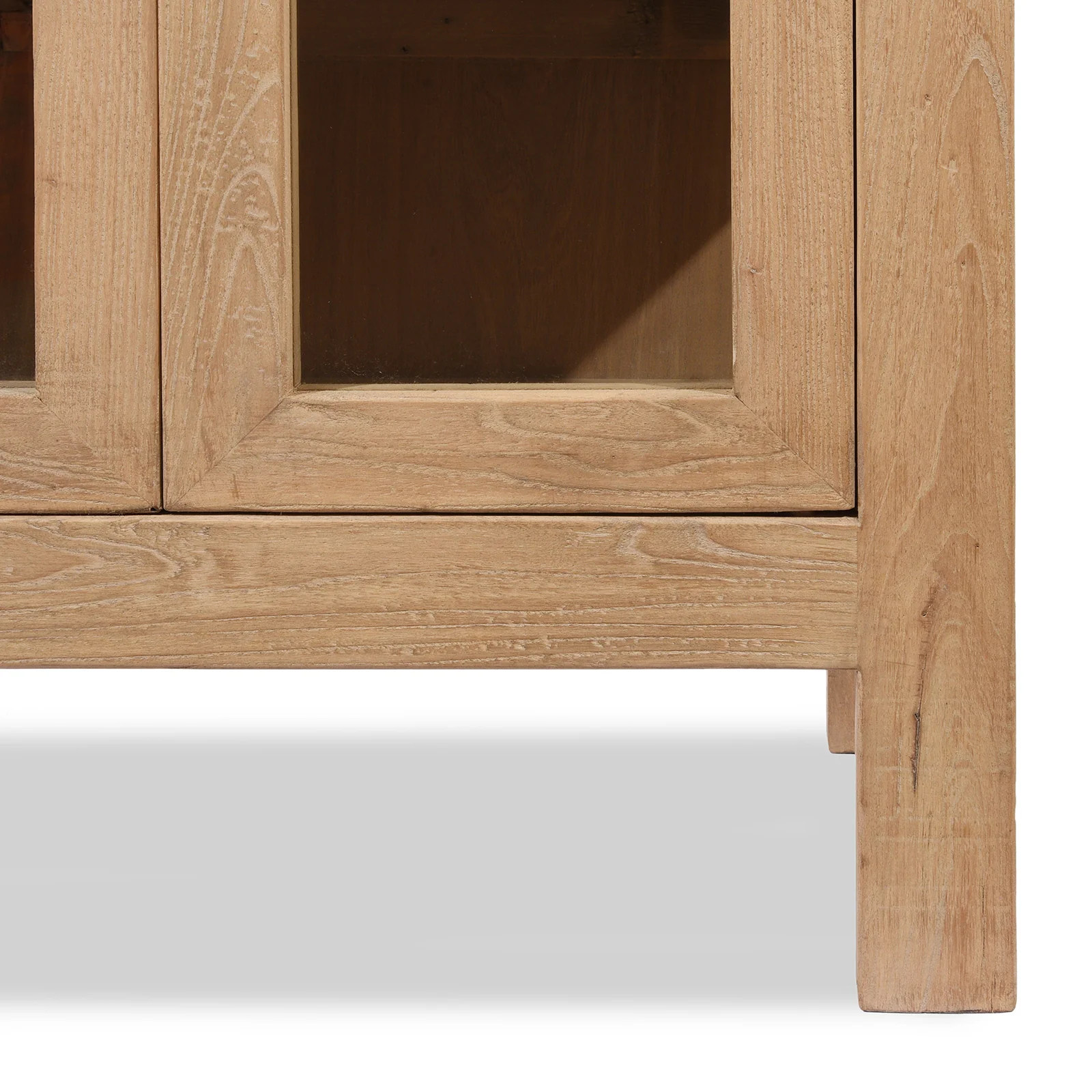 Bleached Elm Display Cabinet Cabinet - Image 5