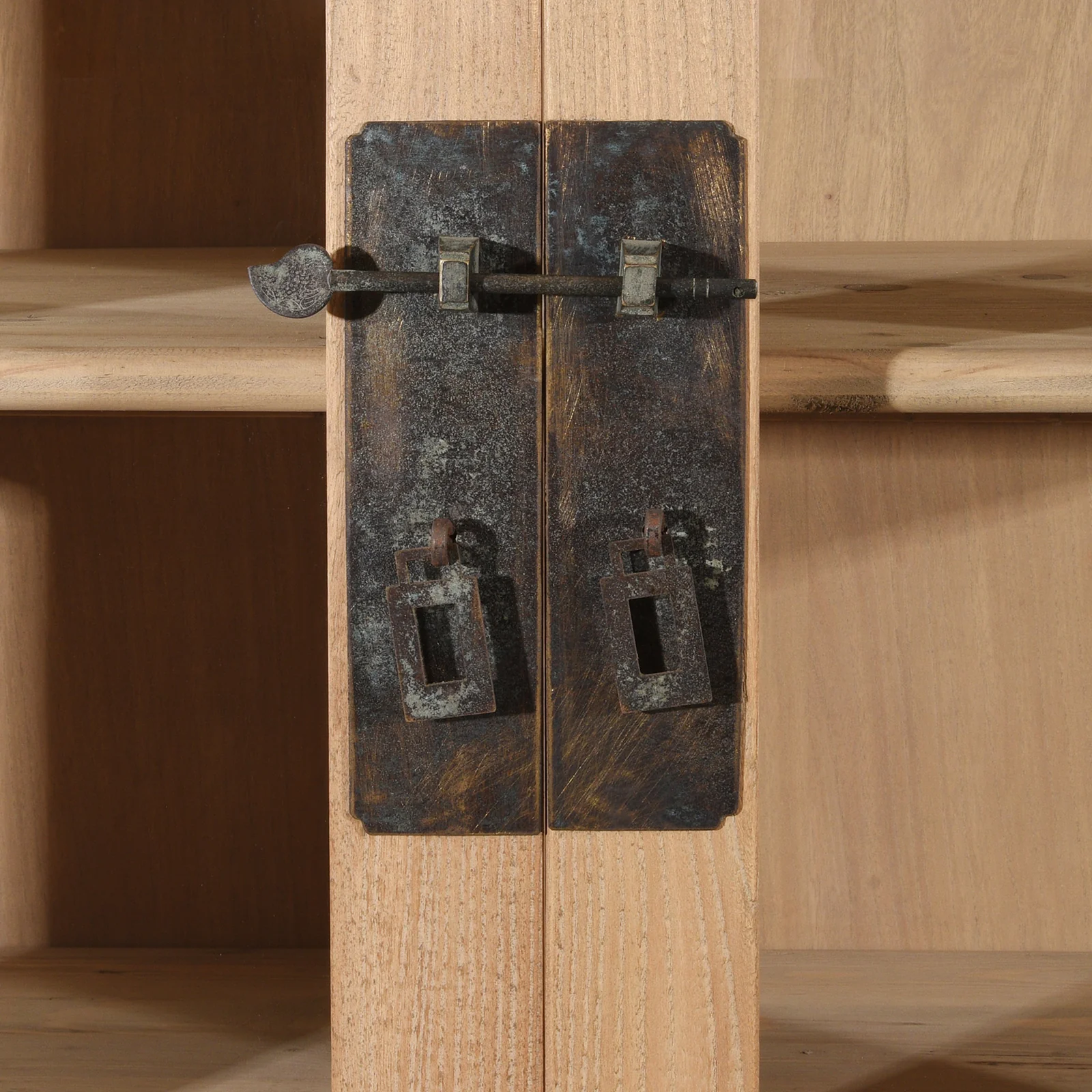 Bleached Elm Display Cabinet Cabinet - Image 6