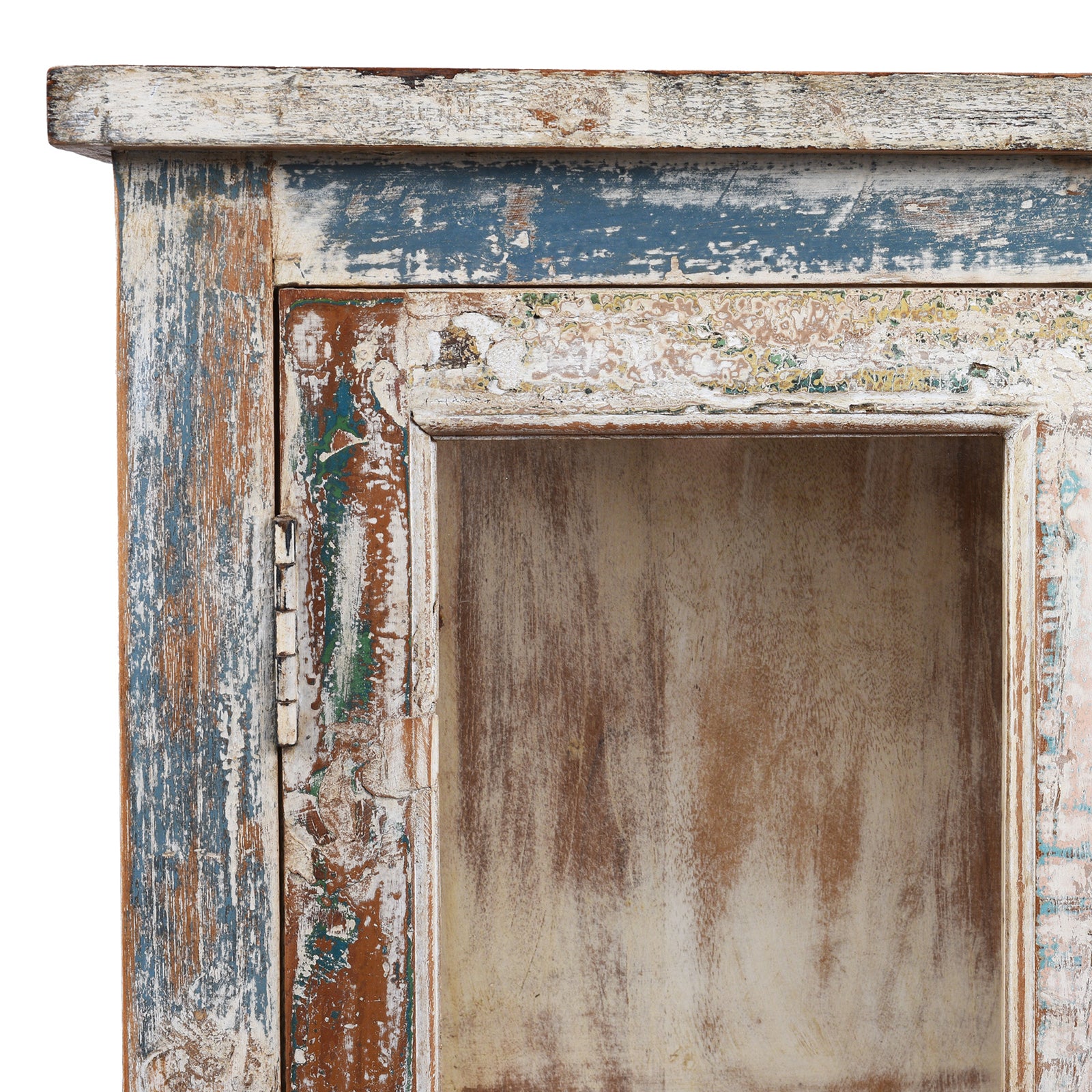 Glazed Cabinet Made From Reclaimed Teak - Image 2