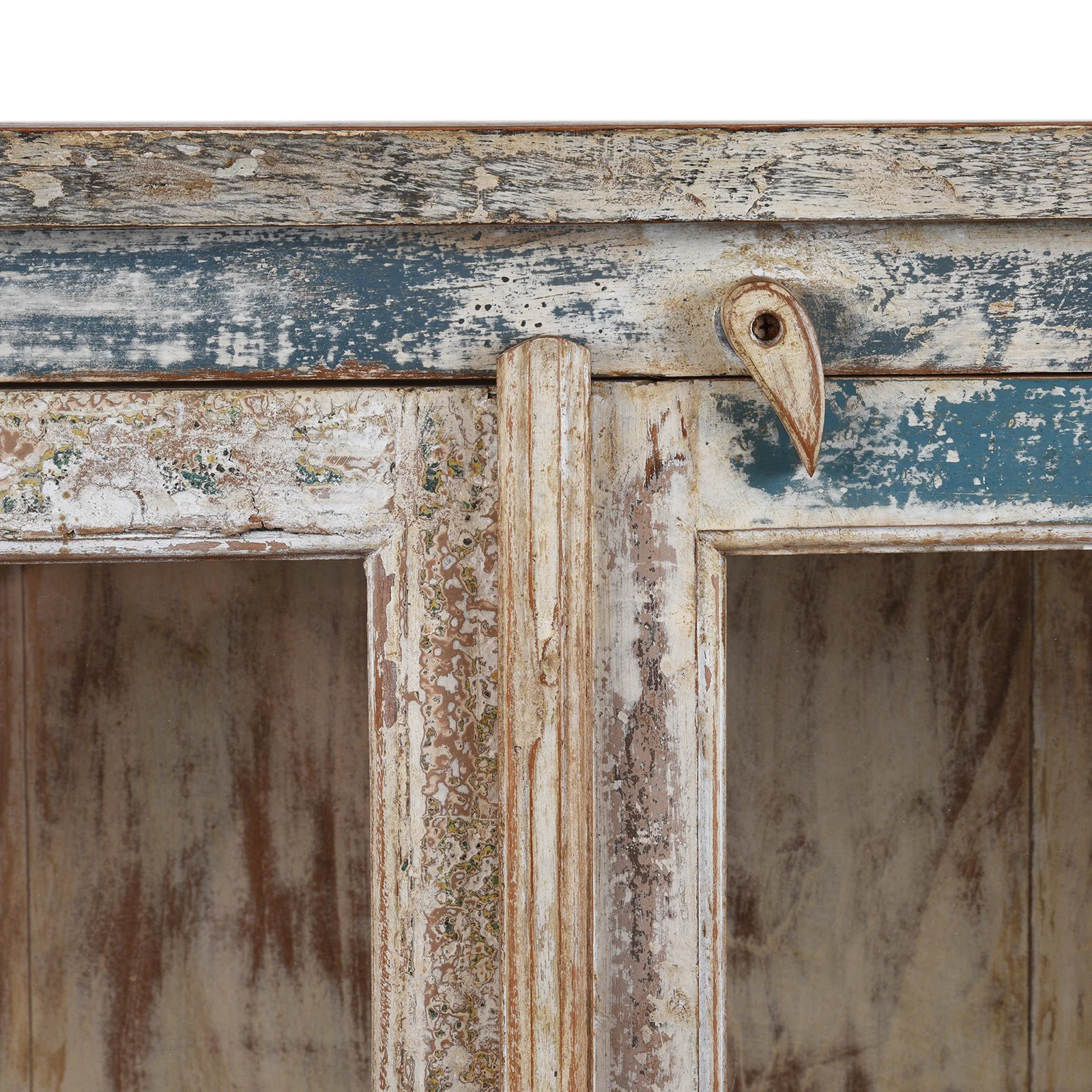 Glazed Cabinet Made From Reclaimed Teak - Image 8