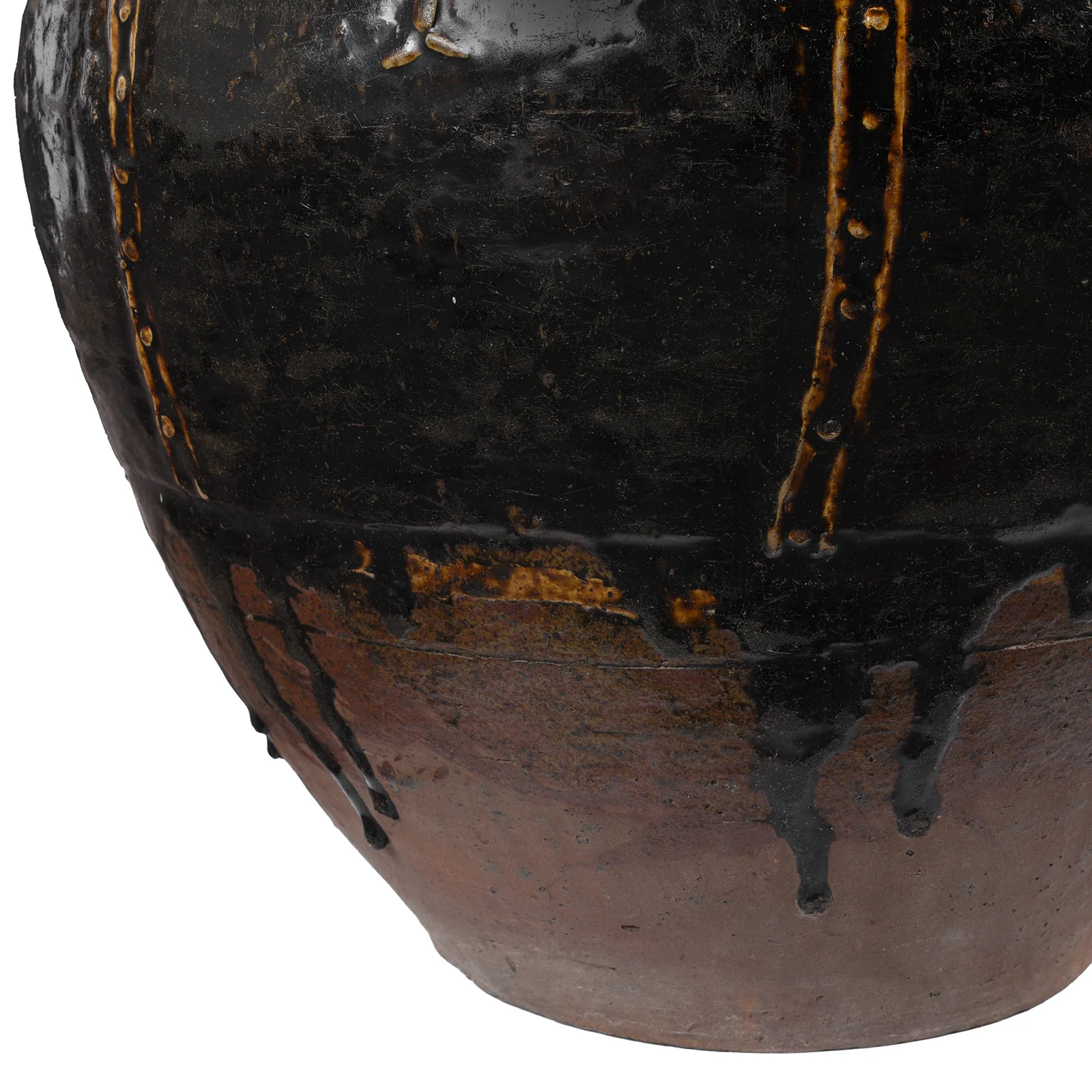 Glazed Martaban Jar From Burma - 18th / 19th Century - Image 3