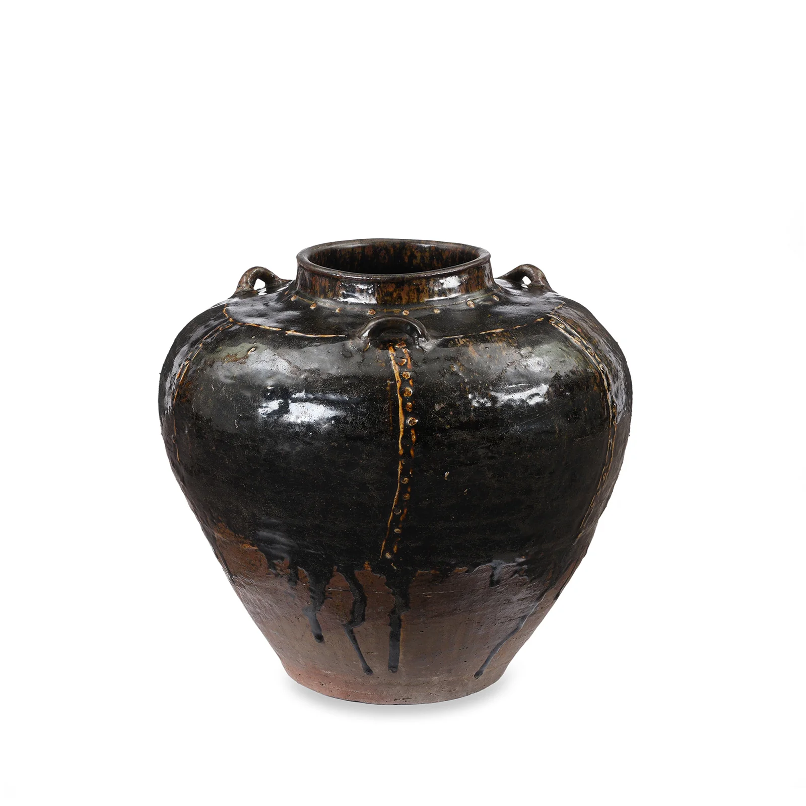 Glazed Martaban Jar From Burma - 18th / 19th Century - Image 5