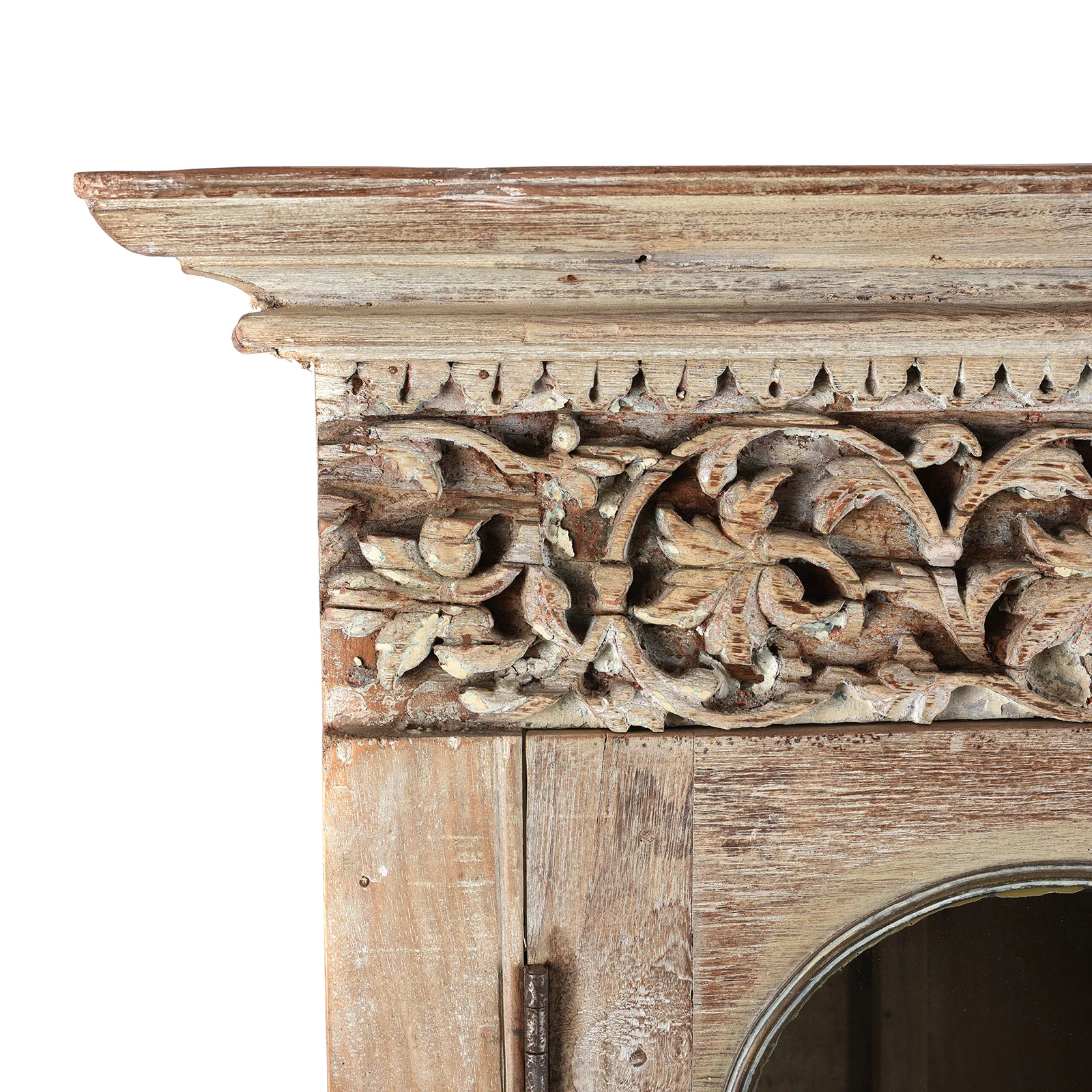 Glazed Cabinet Made From Reclaimed Teak - Image 2