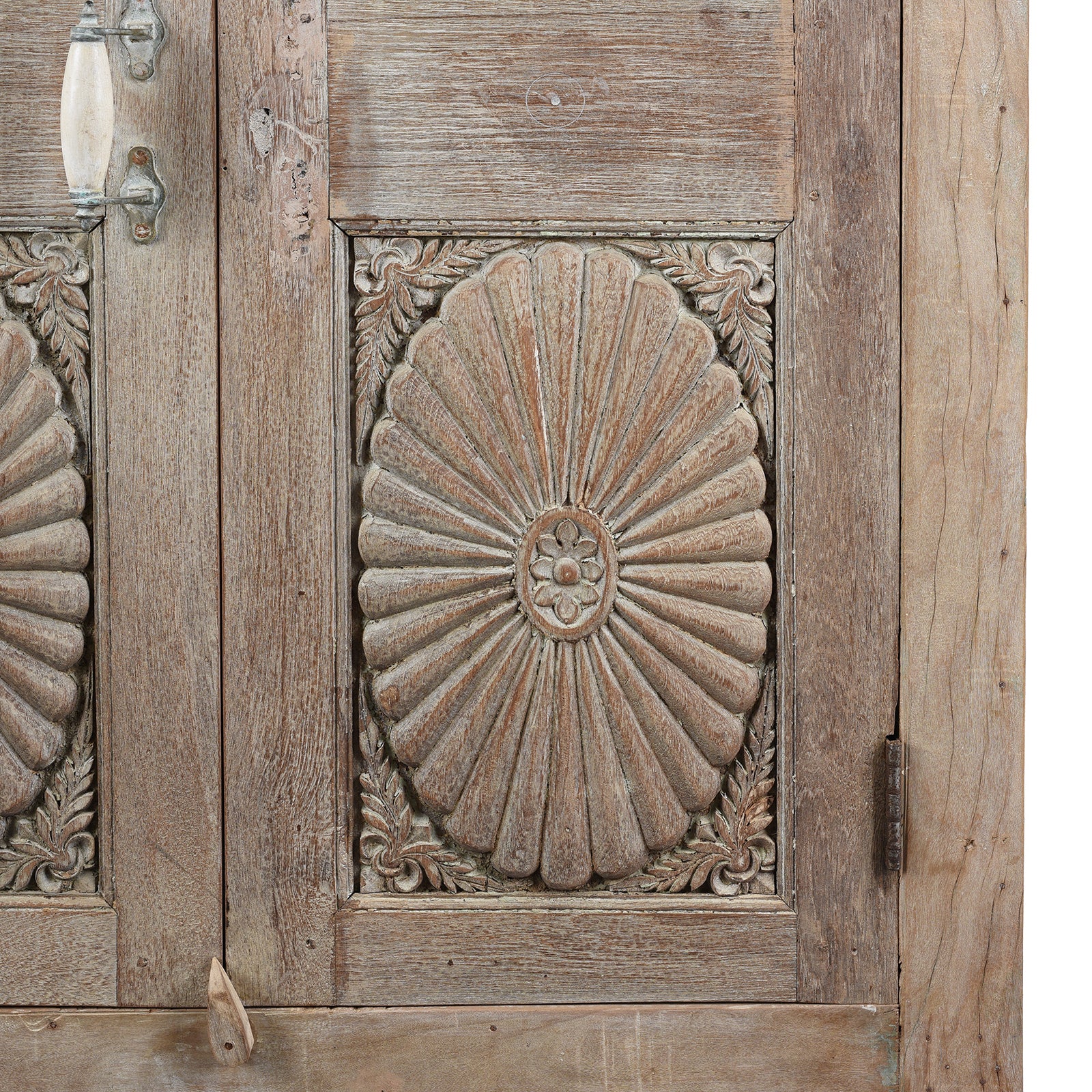 Glazed Cabinet Made From Reclaimed Teak - Image 5