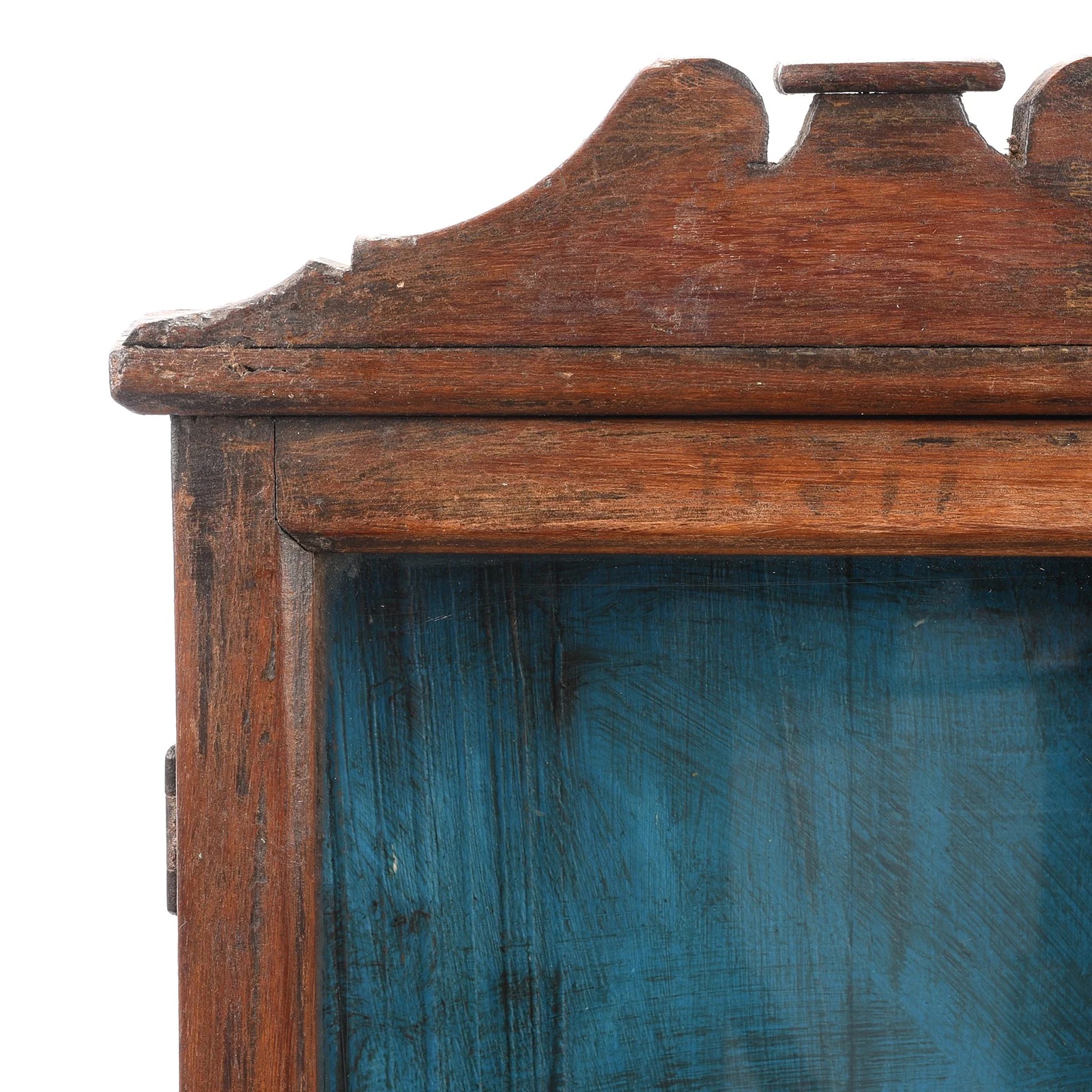 Glazed Small Wall Cabinet From Gujarat - Ca 1920 - Image 2