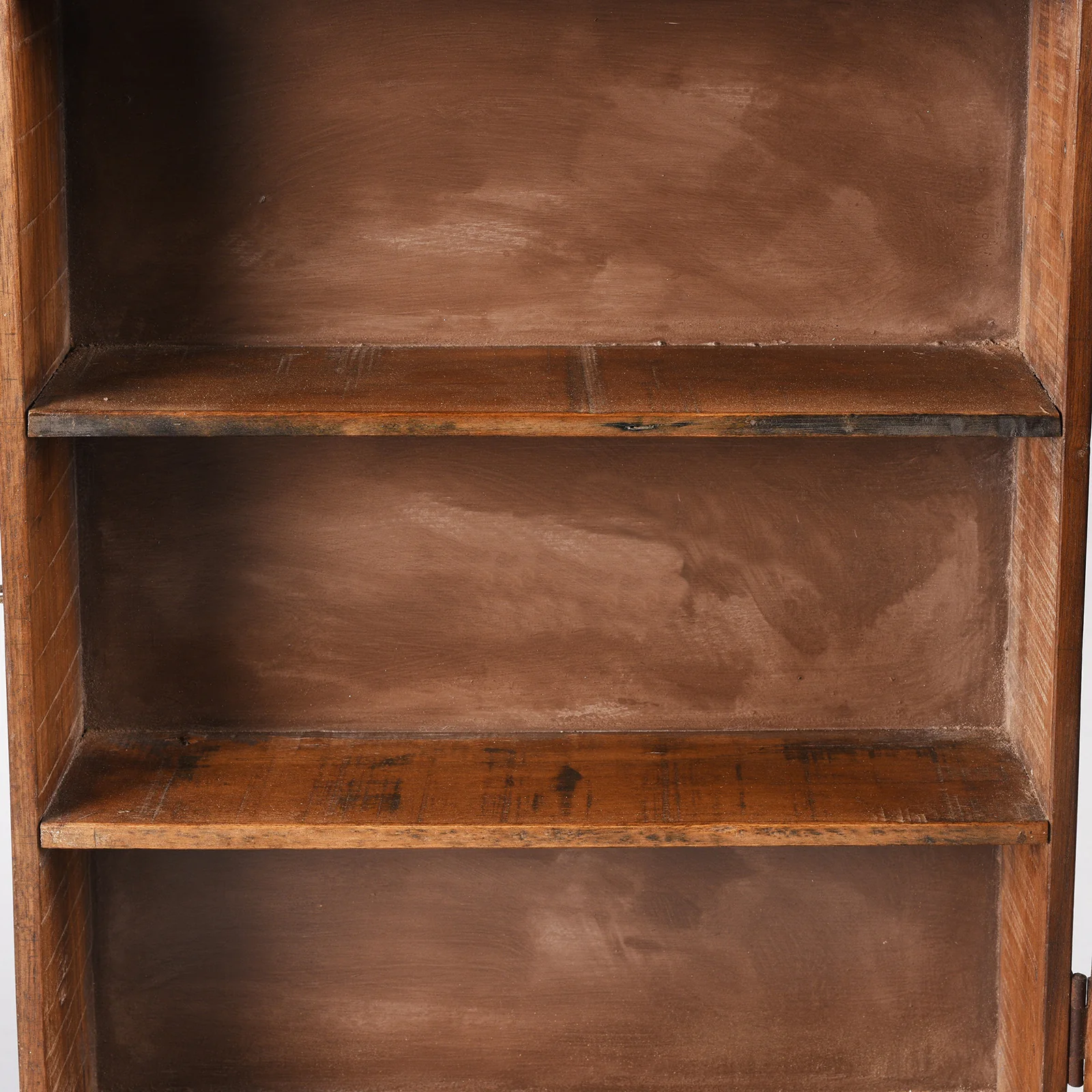 Glazed Teak Wall Cabinet From Gujarat - Ca 1930 - Image 4