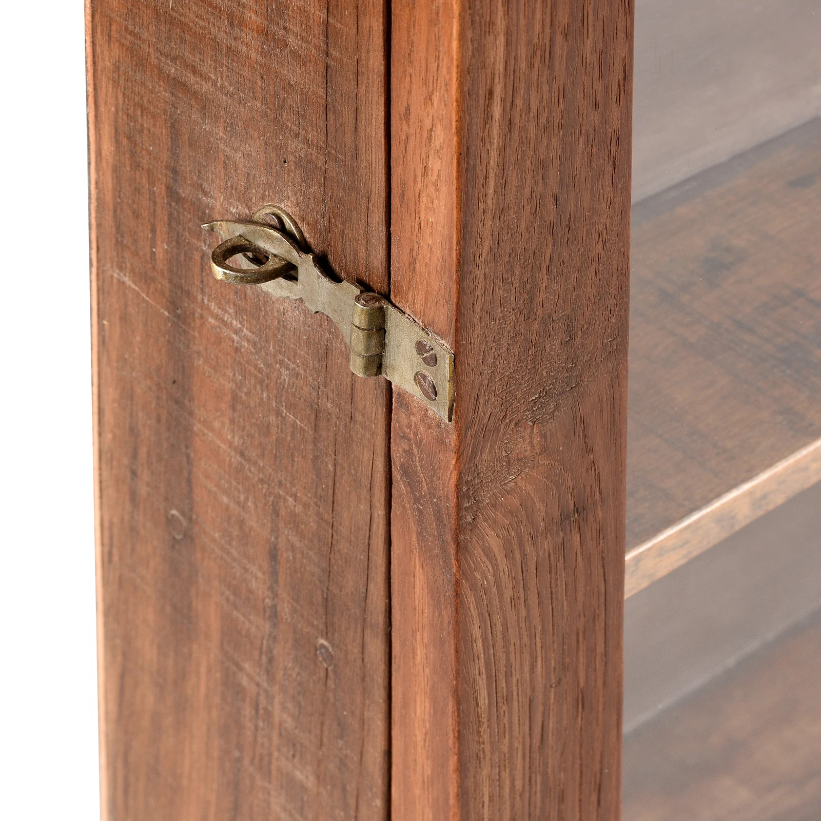 Glazed Teak Wall Cabinet From Gujarat - Ca 1930 - Image 5