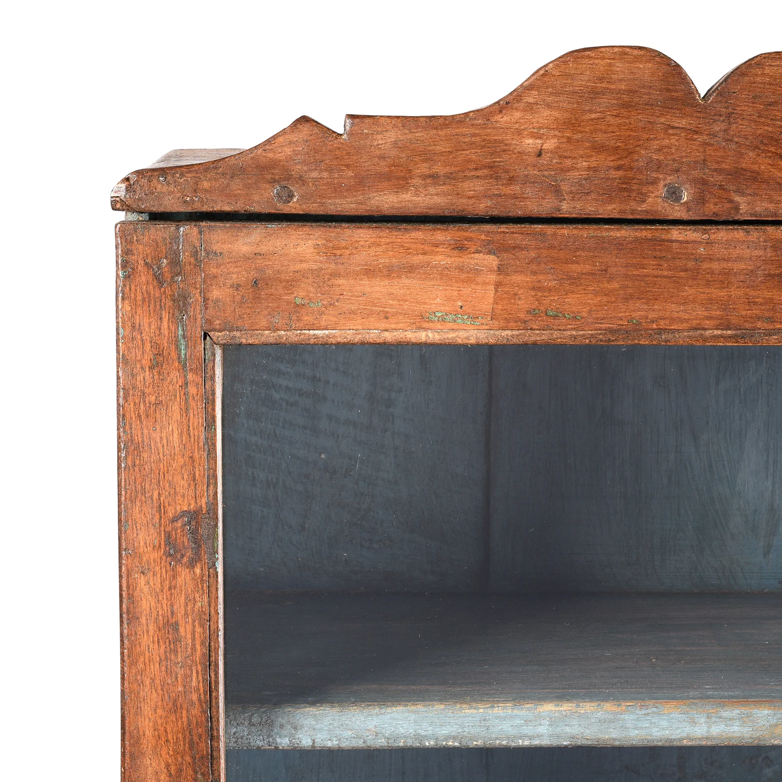 Glazed Teak Wall Cabinet From Gujarat - Ca 1930 - Image 2