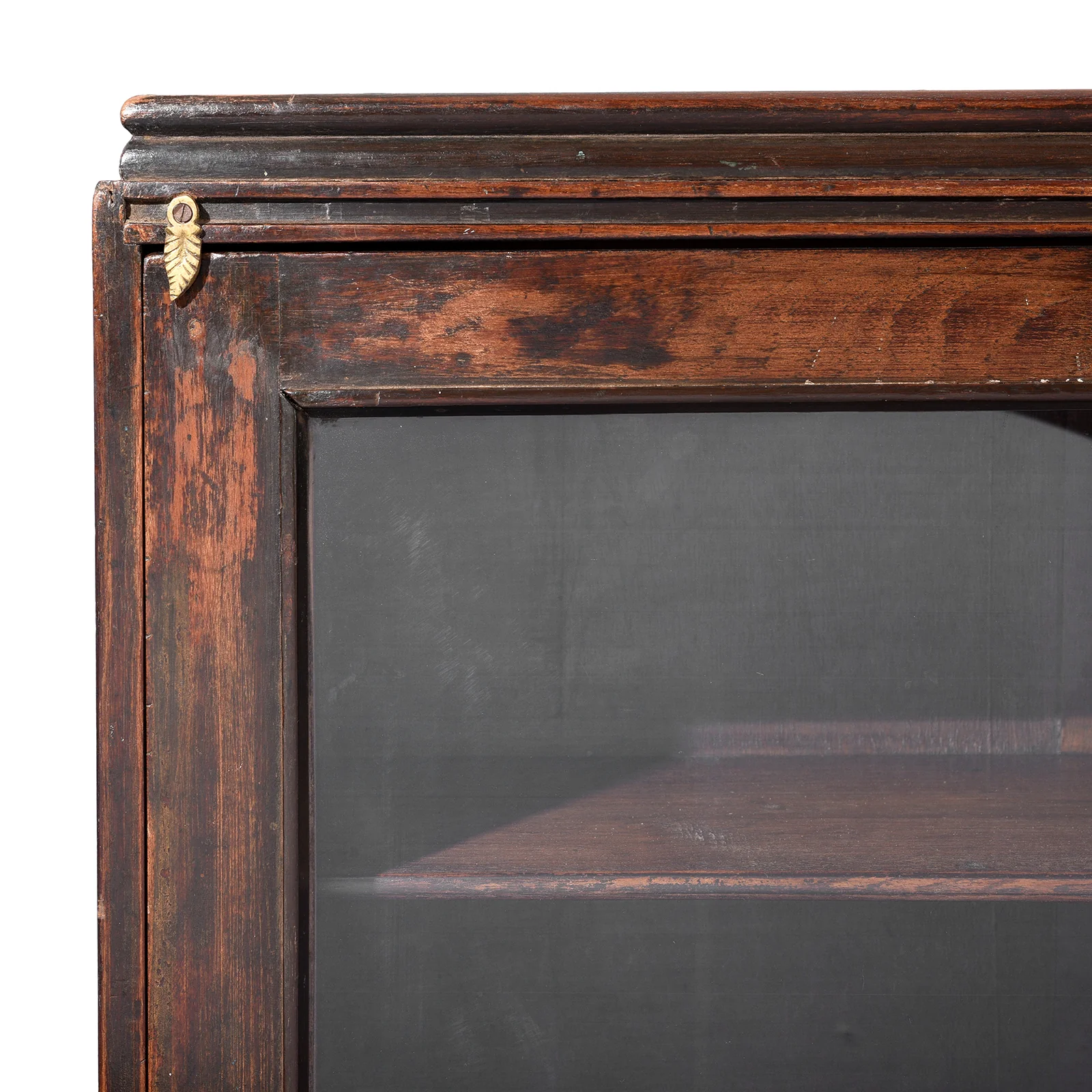 Glazed Teak Wall Cabinet From Gujarat - Ca 1930 - Image 2
