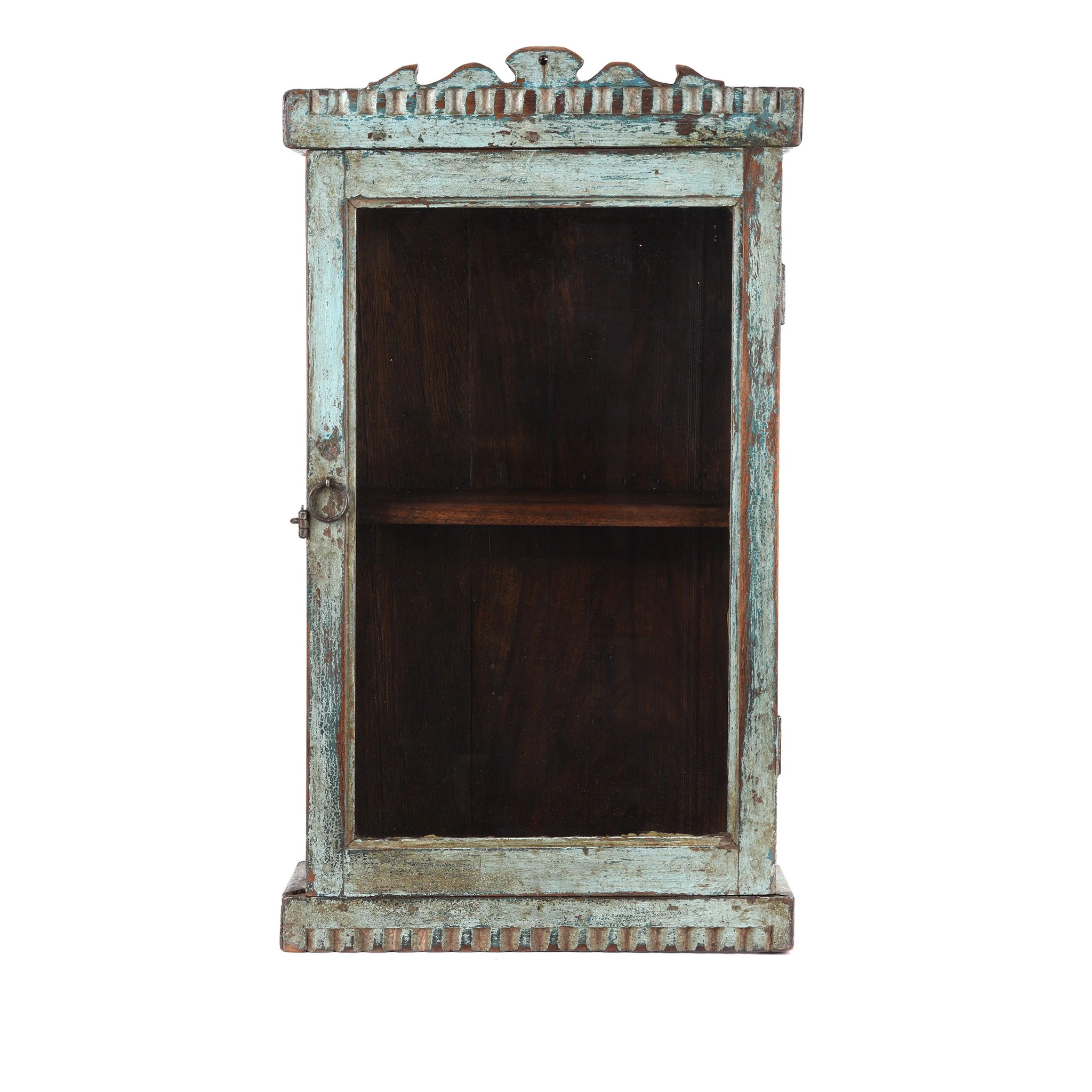 Painted Wall Cabinet From Gujarat - Ca 1930's