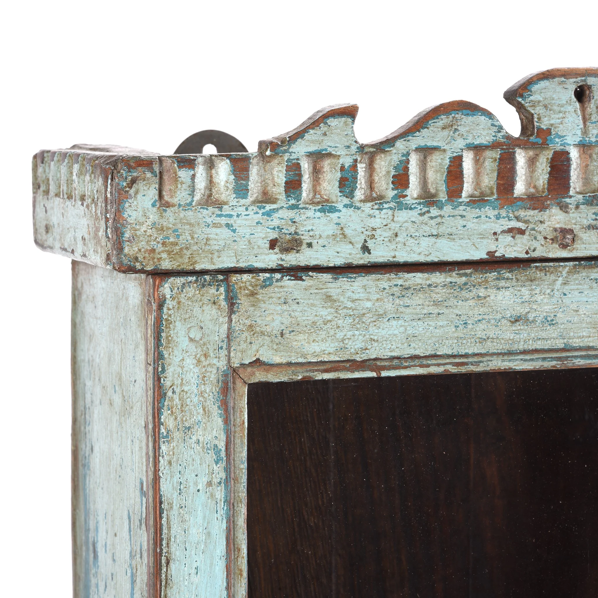 Painted Wall Cabinet From Gujarat - Ca 1930's - Image 2