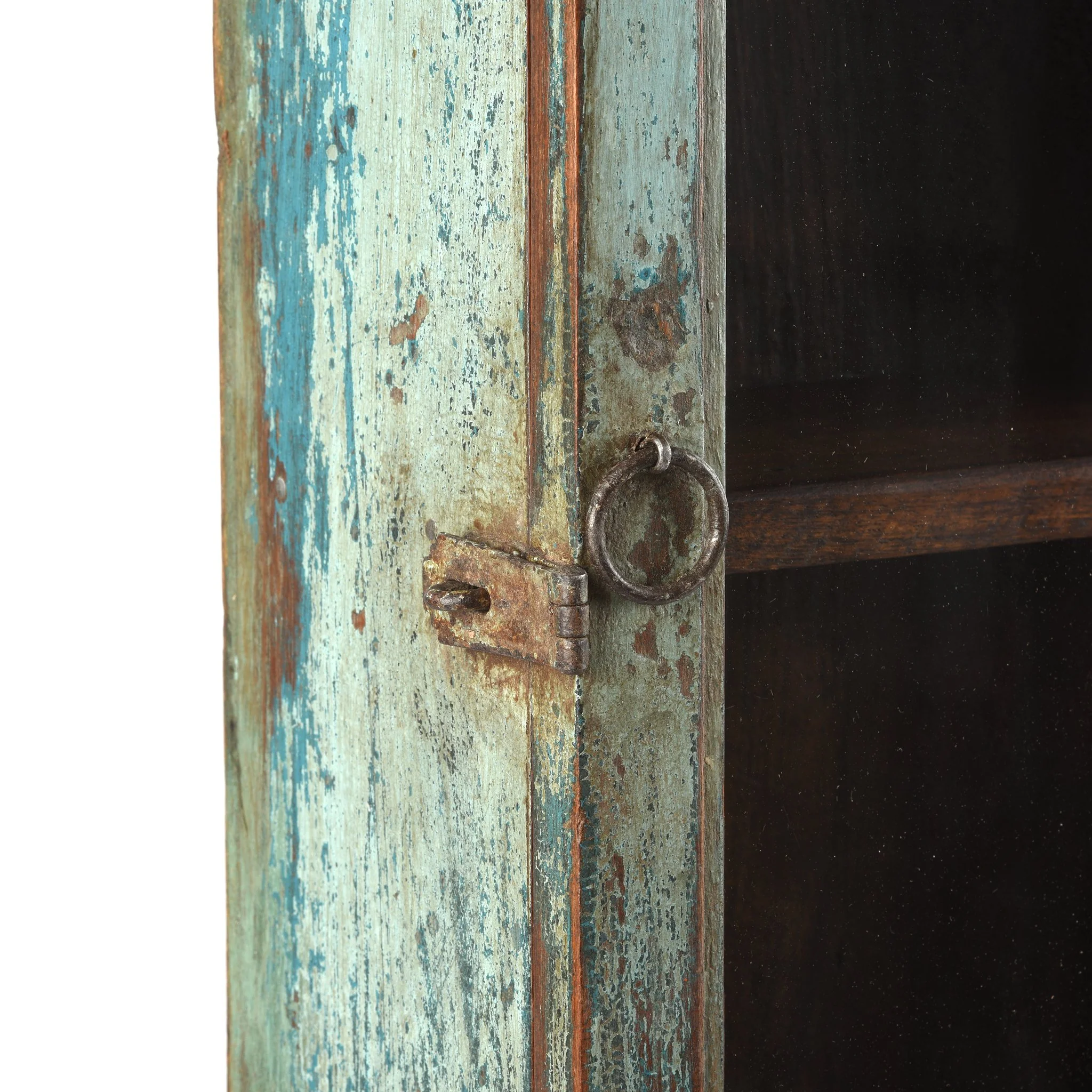 Painted Wall Cabinet From Gujarat - Ca 1930's - Image 3