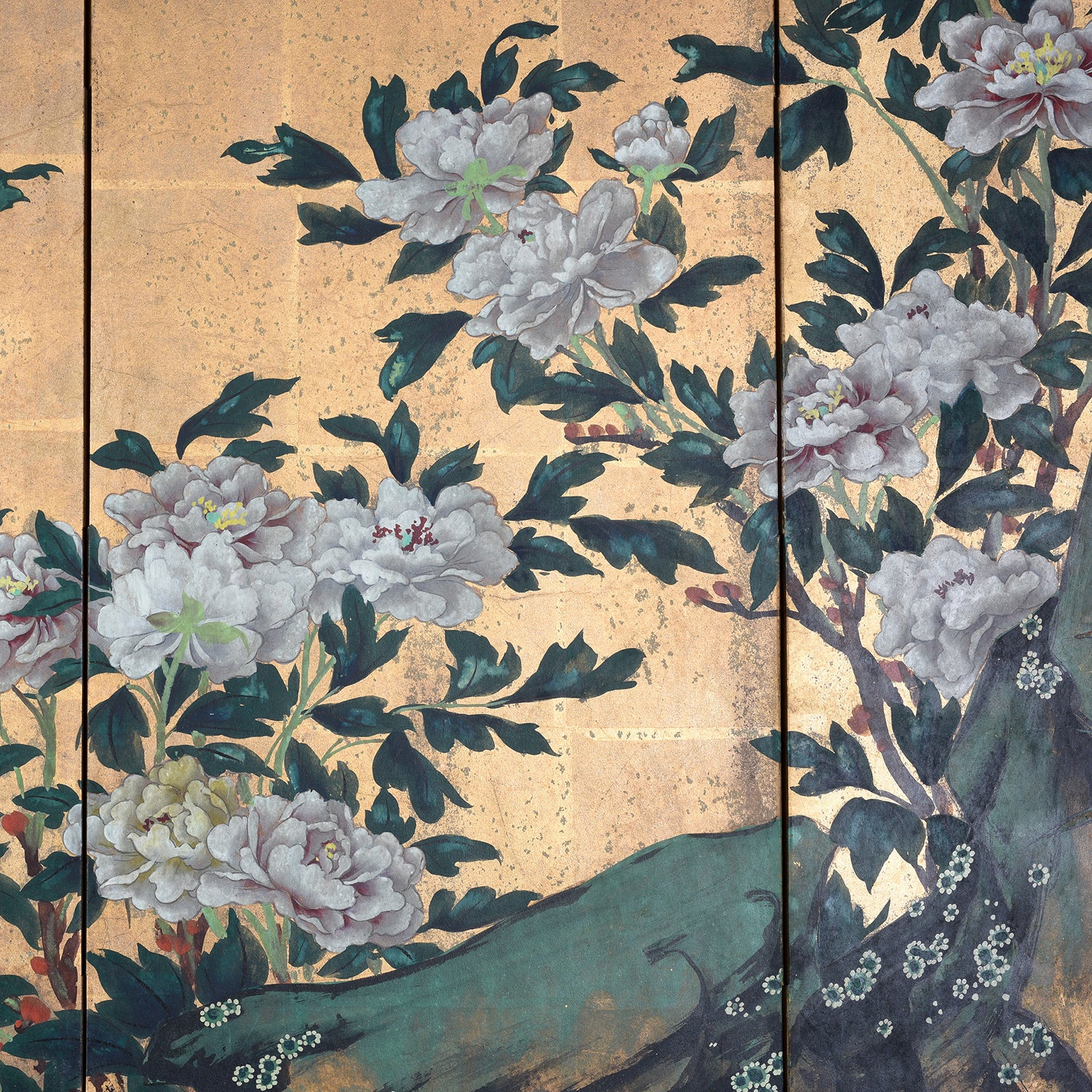 Japanese Rinpa Style Byōbu Screen - Ca 1970 - Image 2
