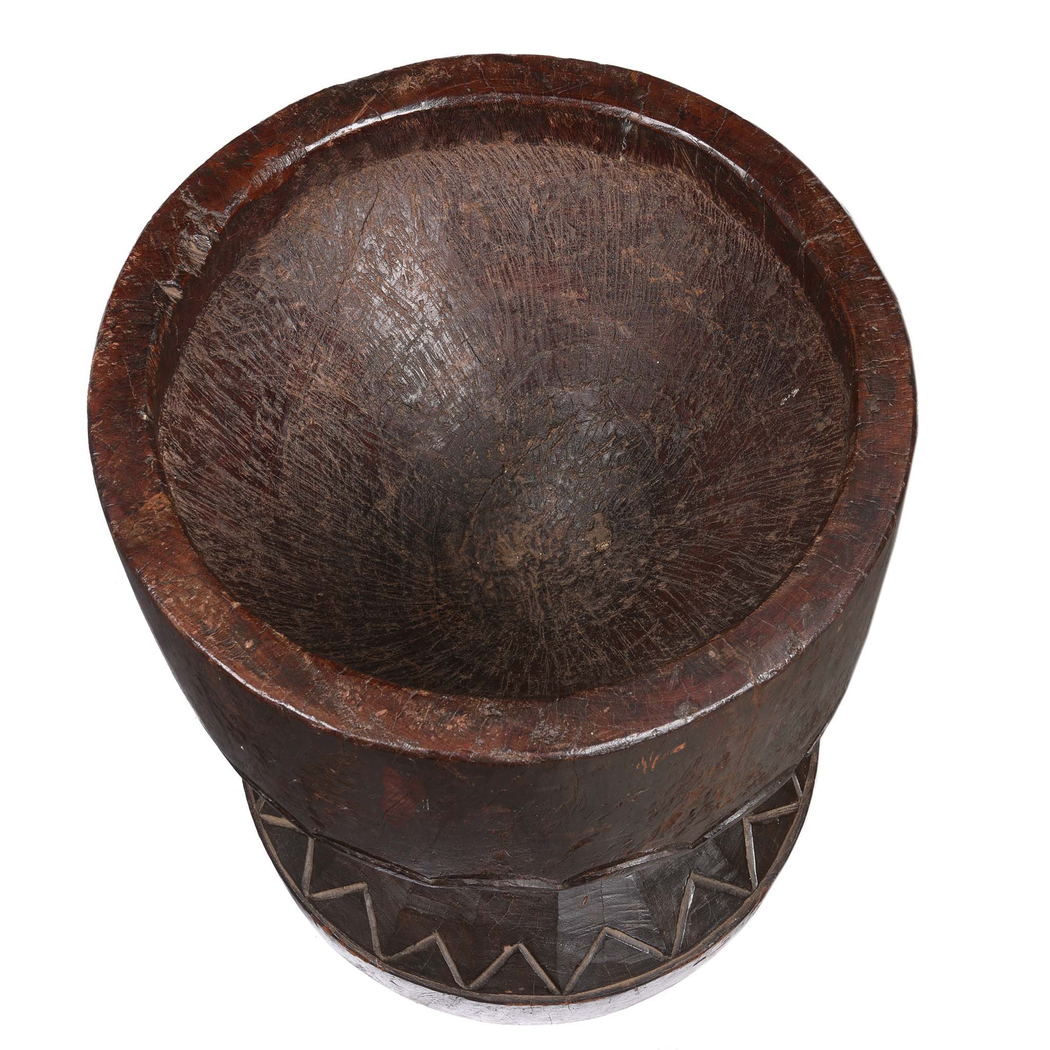 Grain Mortar from the Himalayas - 19thC - Image 2
