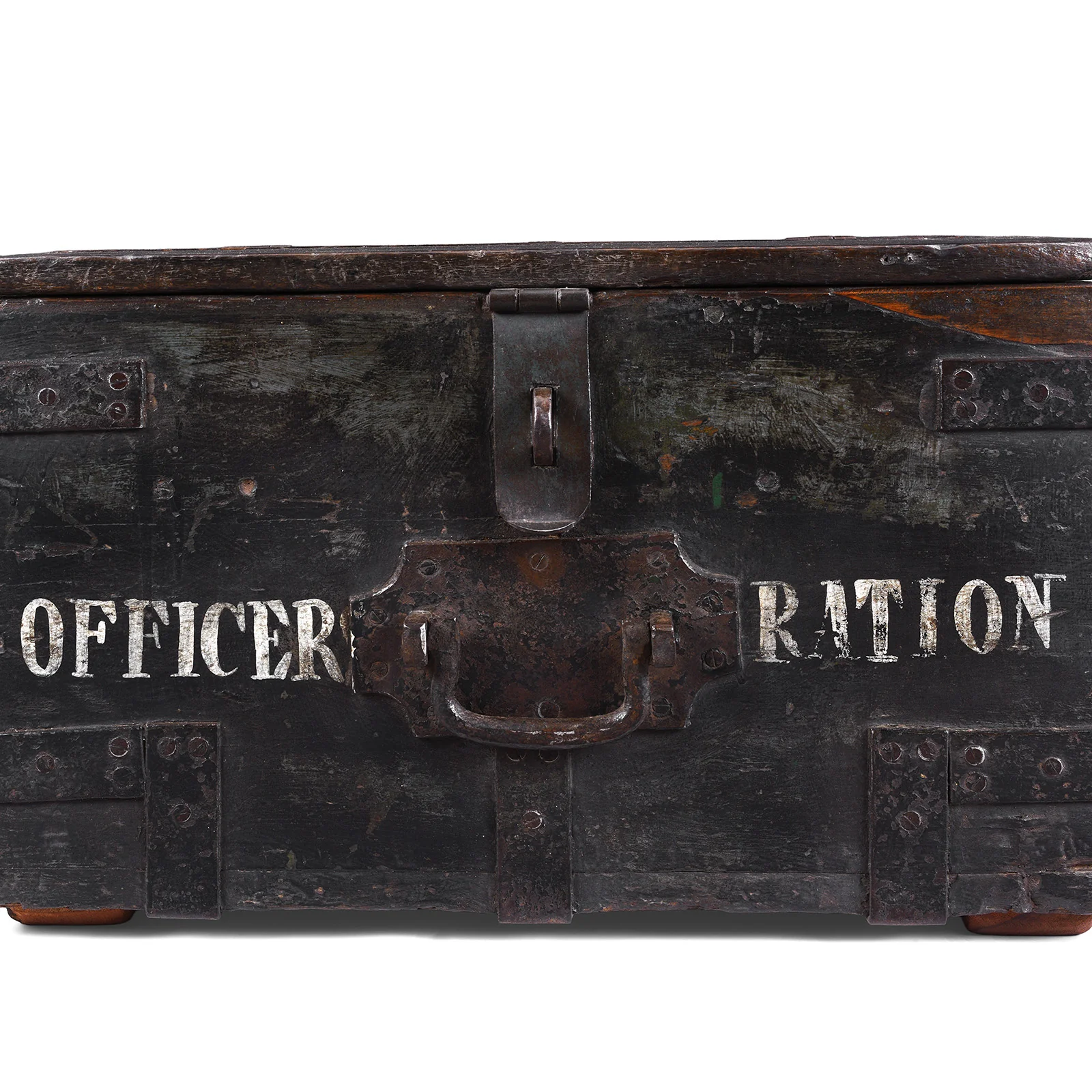 Green Painted Ammunition 'Limber' Chest - 19th Century - Image 8