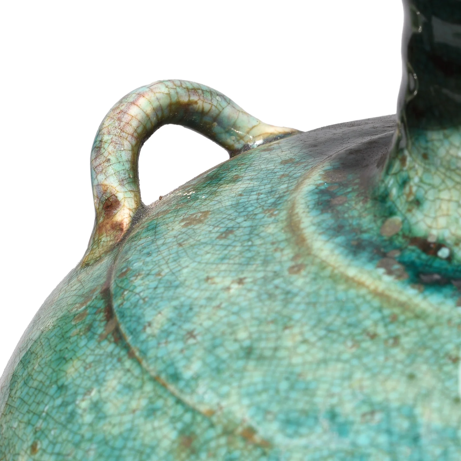 Green Copper Glazed Vase - Image 4