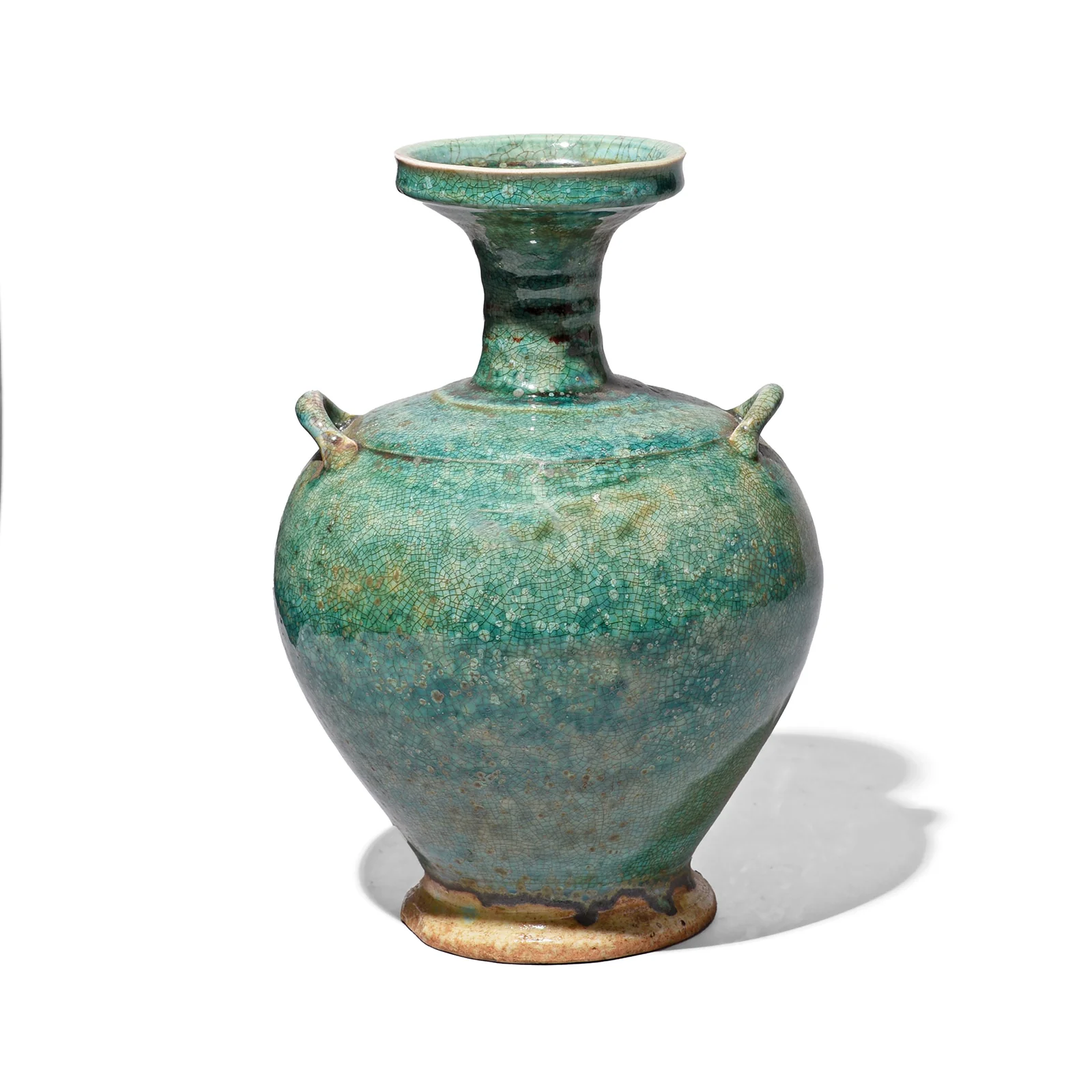Green Copper Glazed Vase - Image 5