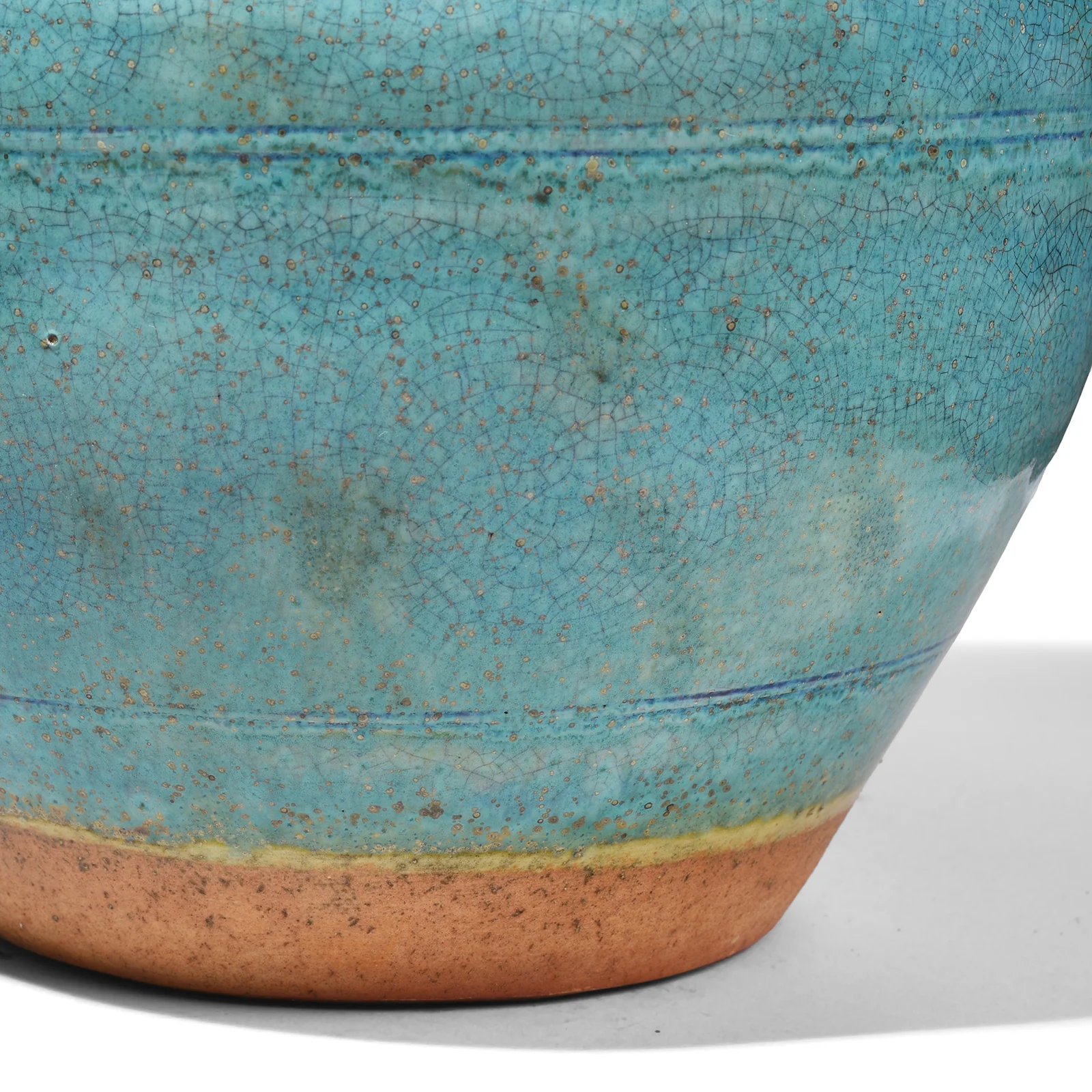 Green Copper Glazed Vase - Image 6