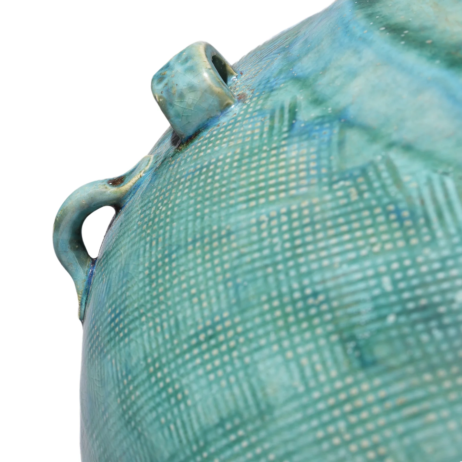 Green Copper Glazed Terracotta Jar - Image 5