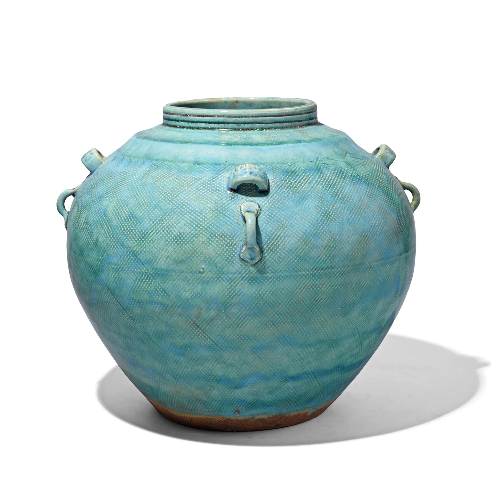 Green Copper Glazed Terracotta Jar - Image 6