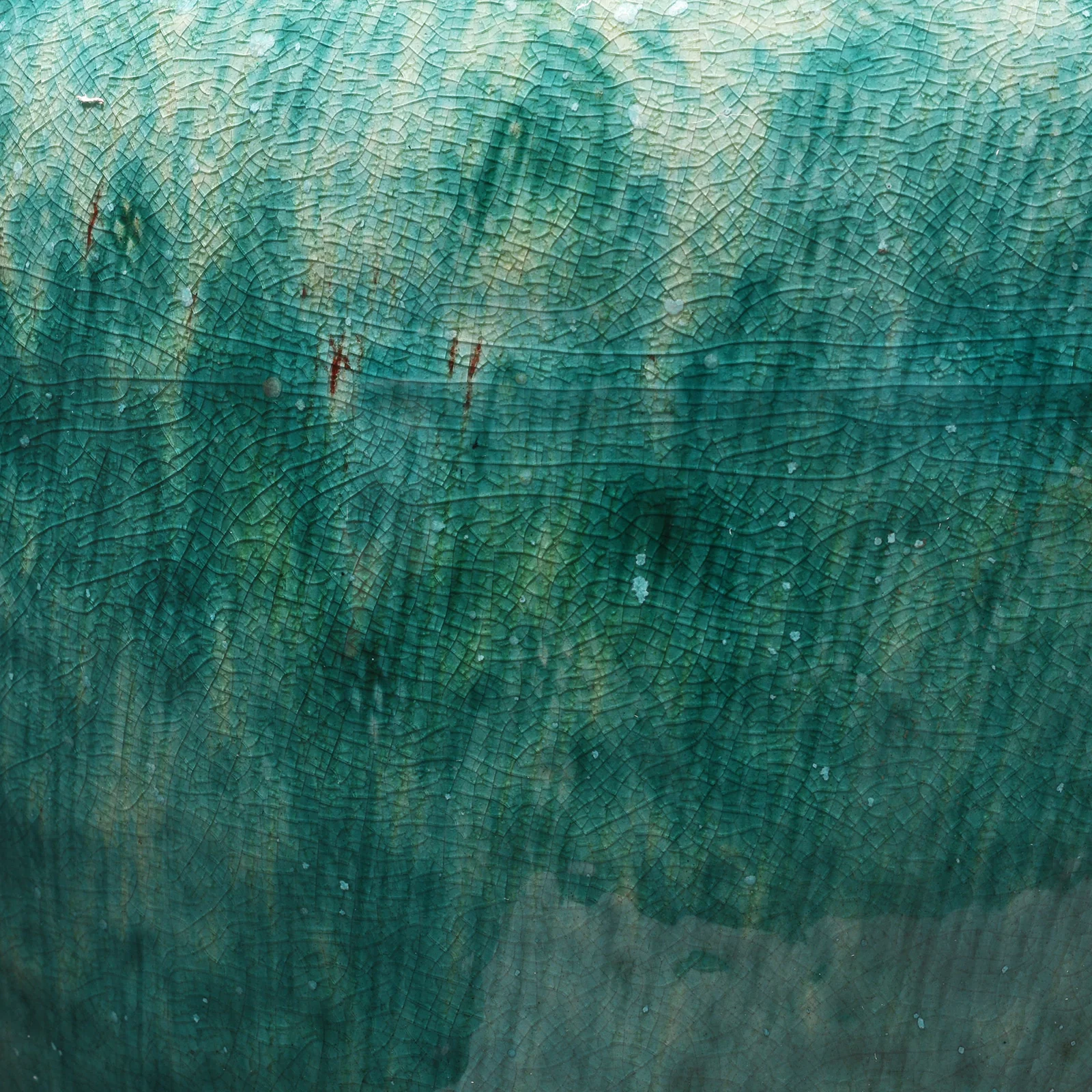 Green Copper Glazed Vase - Image 5