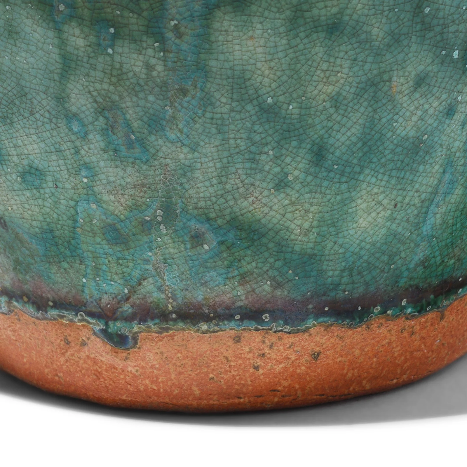 Green Copper Glazed Vase - Image 7