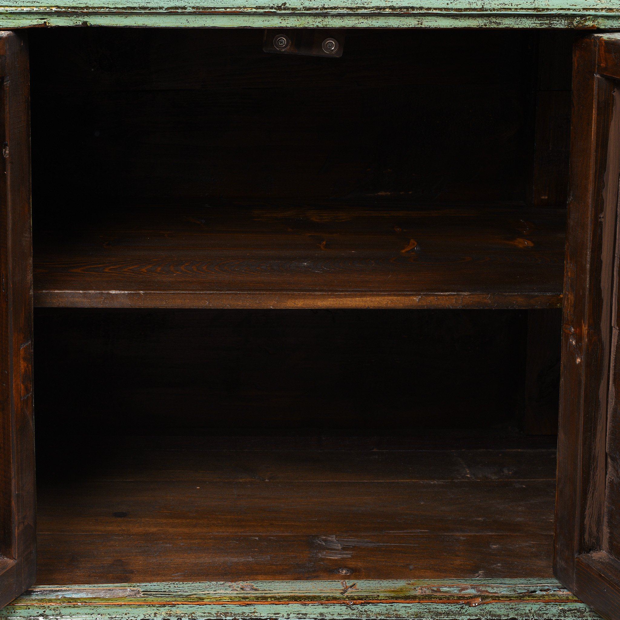 Green Lacquer 4 Door Sideboard - Shanxi Style - Image 4