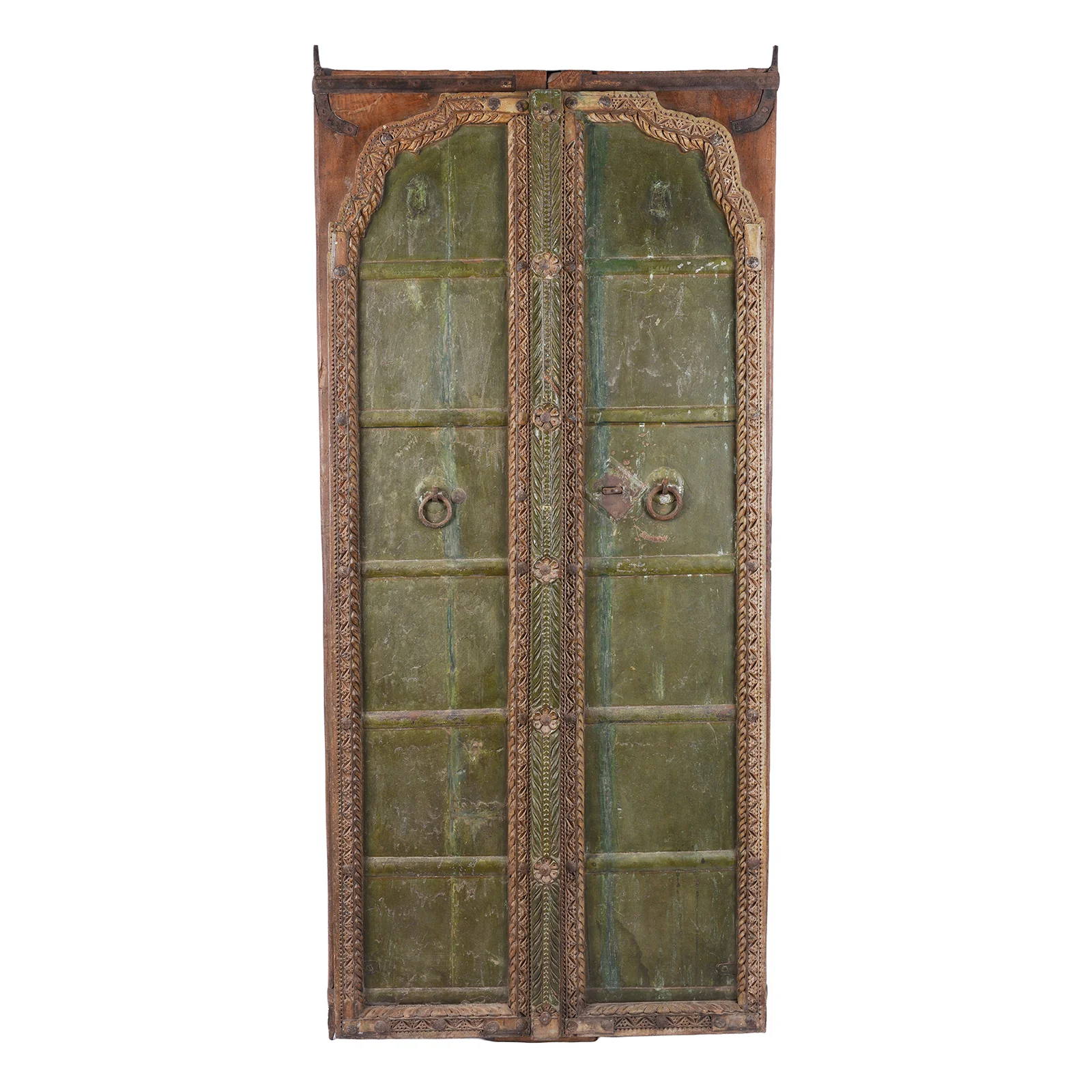 Painted Bikaner Door - 19th Century
